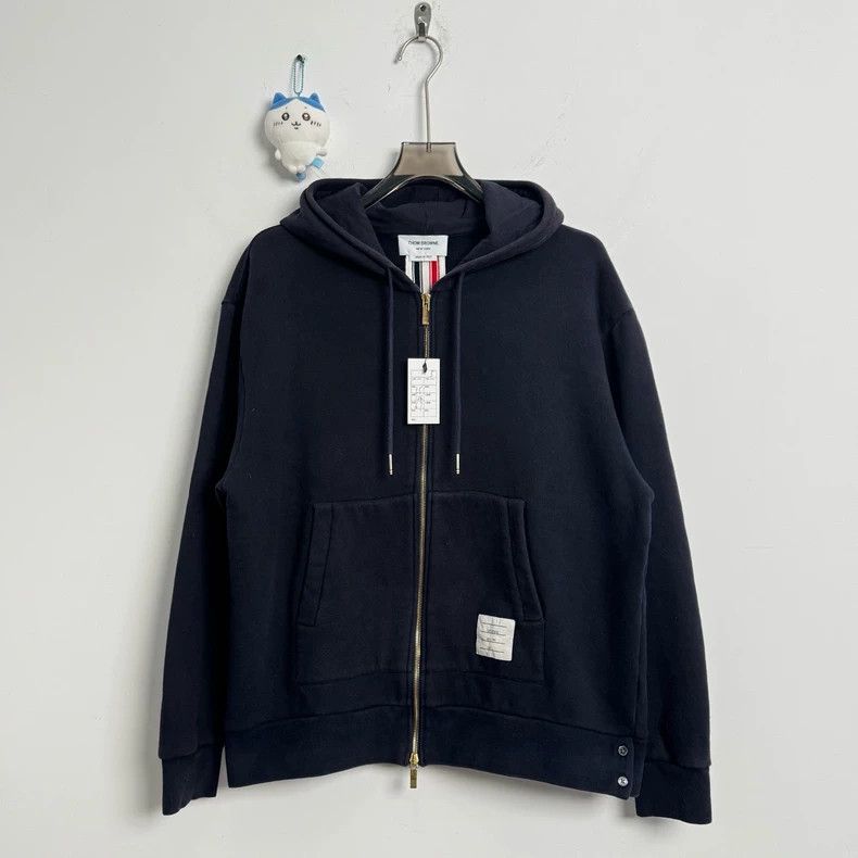 Thom Browne Thom Browne Blue and green hoodie Size US XXL / EU 58 / 5 - 1 Thumbnail