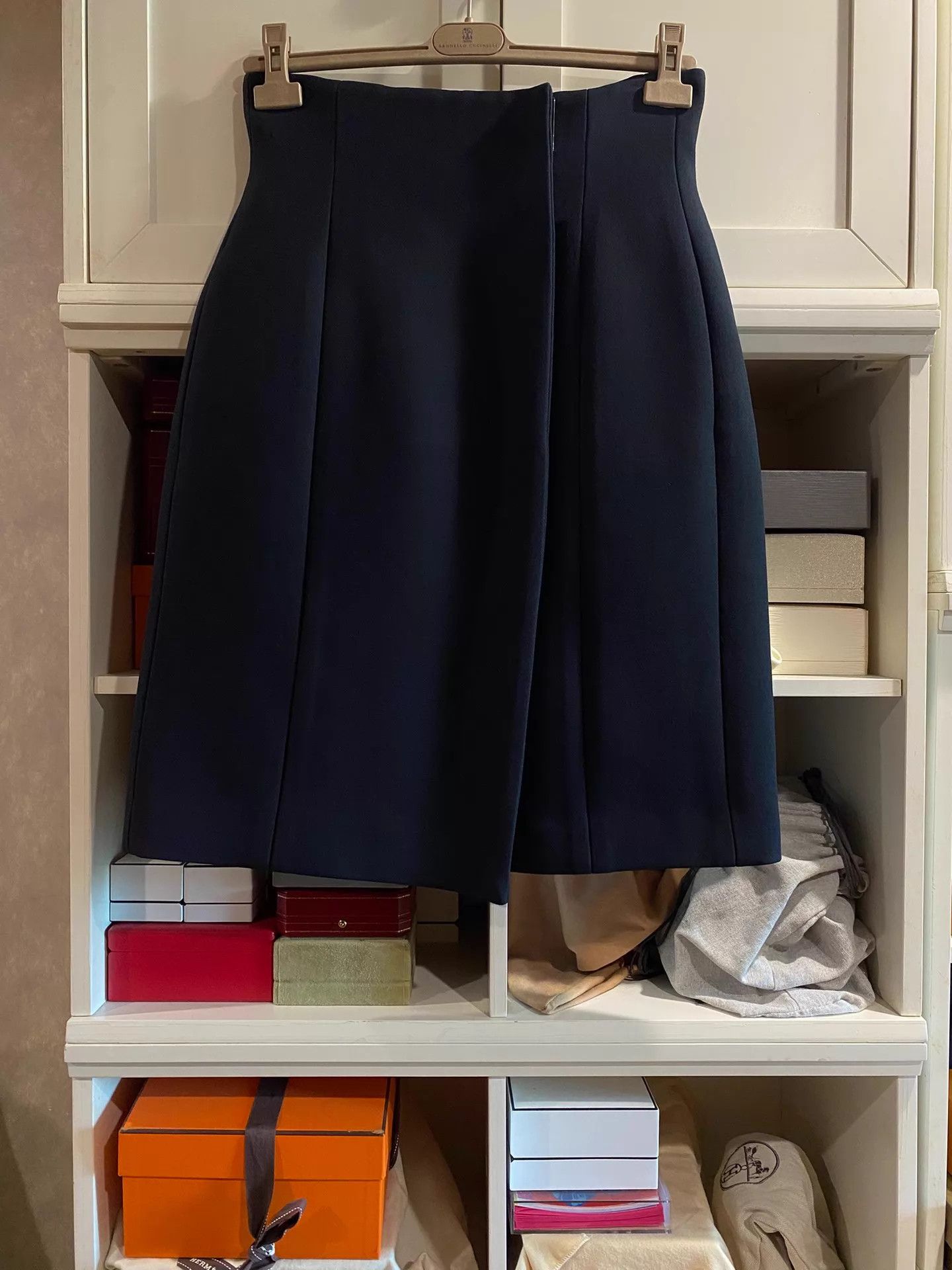 Dior Dior Silk Wool One-Piece Adjustable Waist Skirt 40 Size 28" / US 6 / IT 42 - 1 Thumbnail
