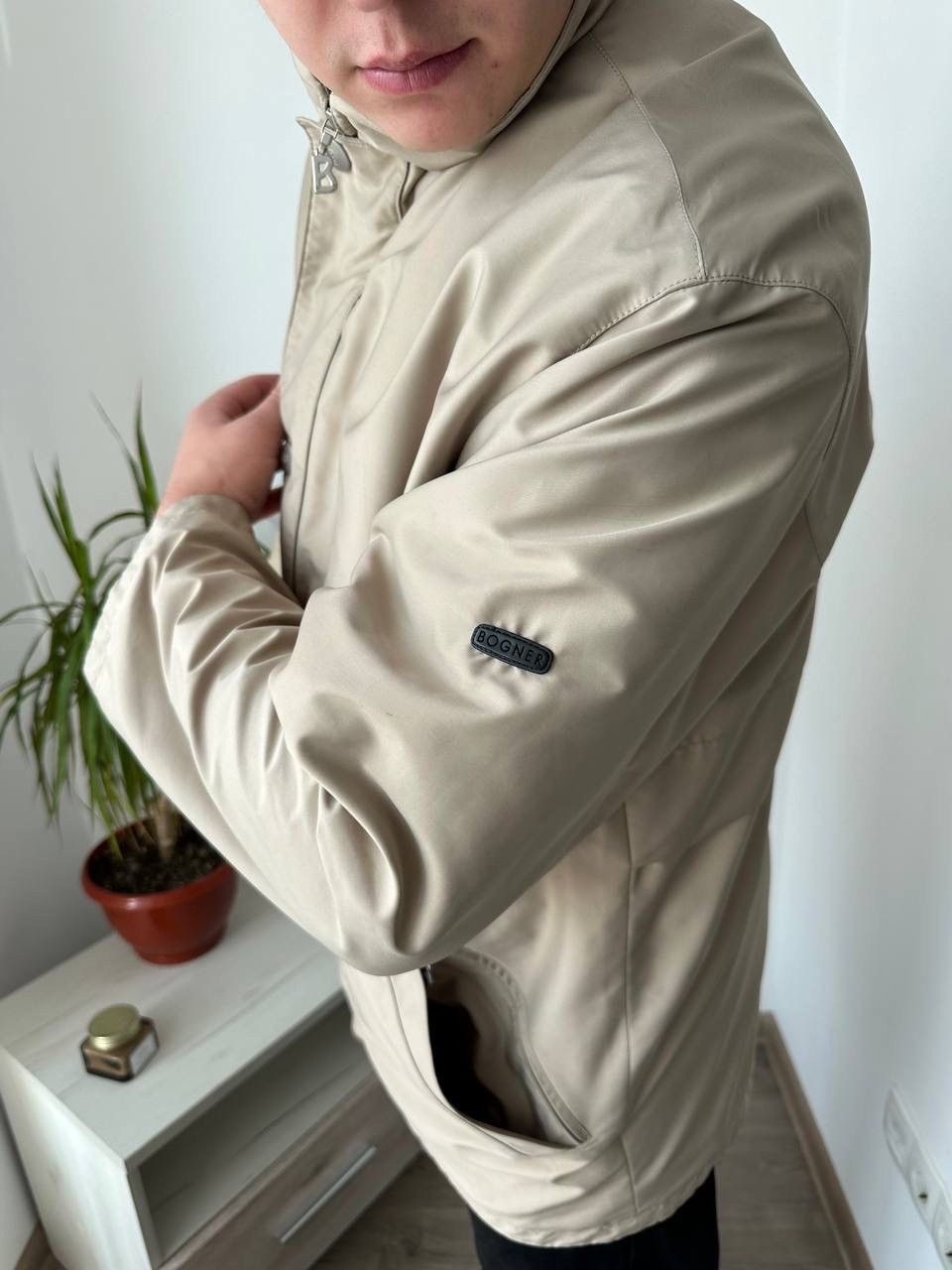 Bogner × Vintage Vintage Bogner Beige Light Climaguard Coats Jacket Size US L / EU 52-54 / 3 - 4 Thumbnail