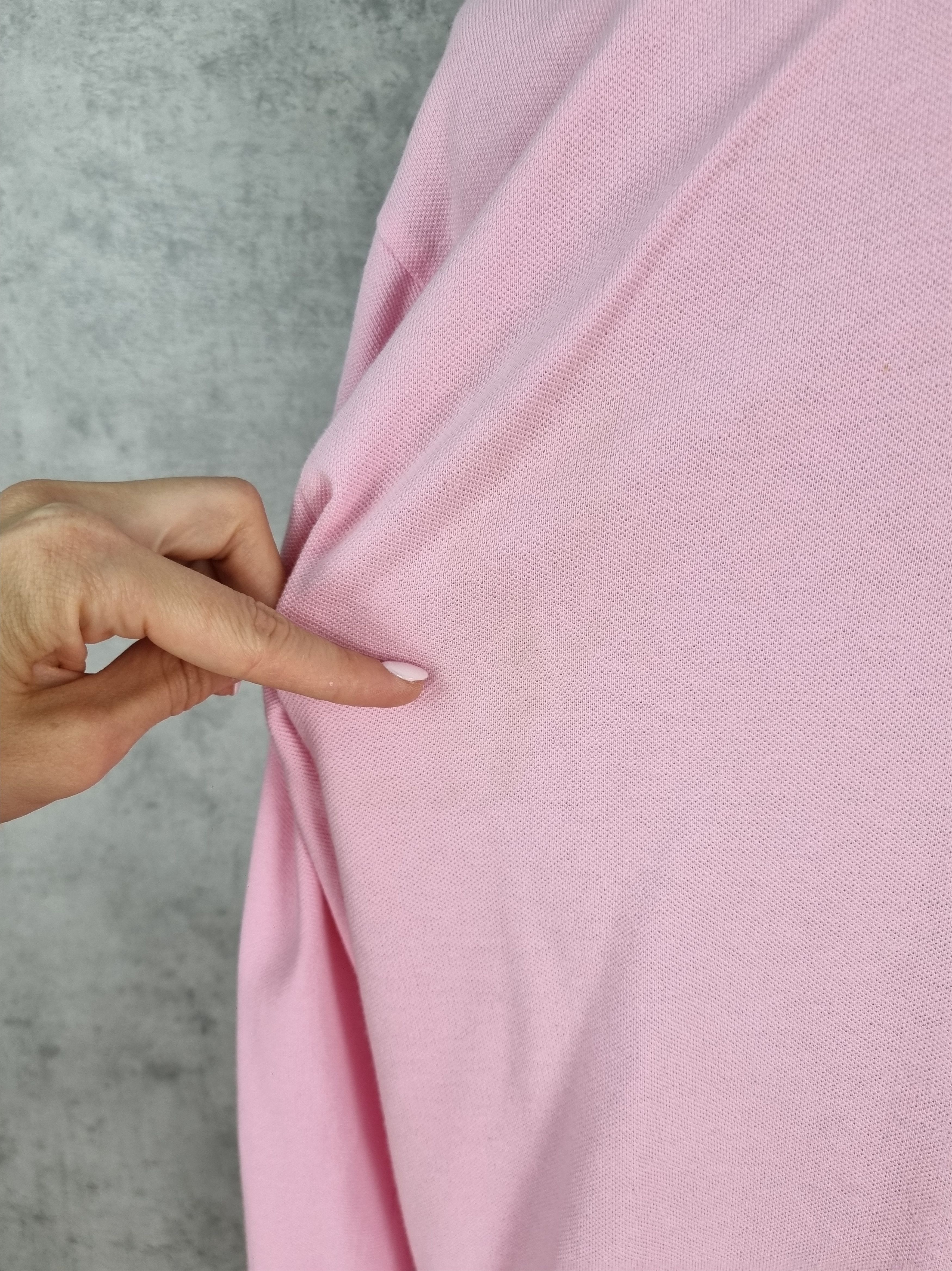 Polo Ralph Lauren × Vintage Polo Ralph Lauren Pink Attractive Long Sleeve Polo Size US XL / EU 56 / 4 - 6 Thumbnail