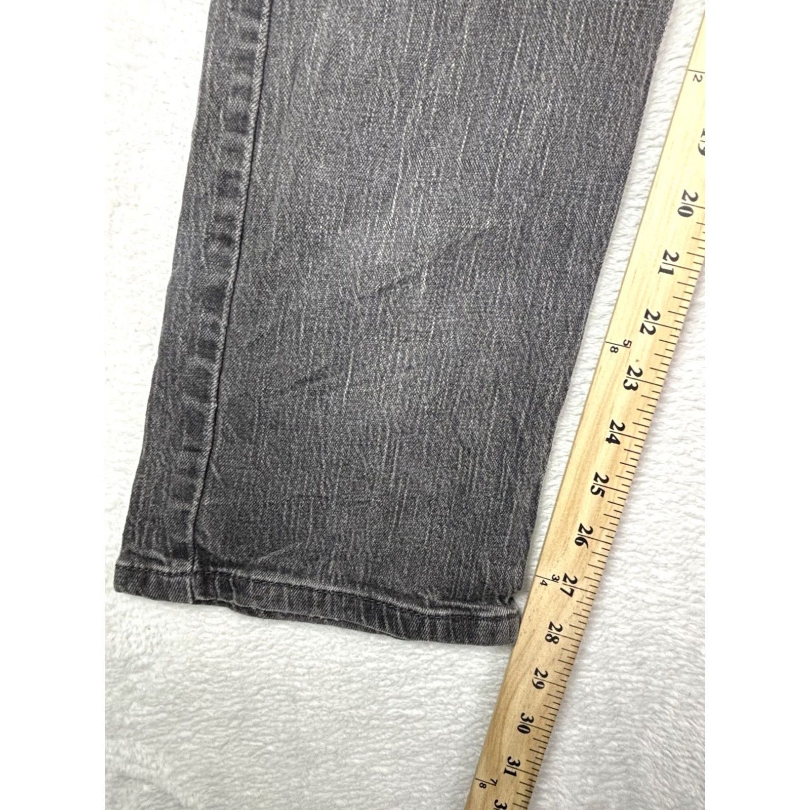 Levi's Levi's 514 Jeans Slim Straight 32x30 Gray Denim 5-Pocket Logo Button Vintage: No Mens Size US 32 / EU 48 - 4 Thumbnail