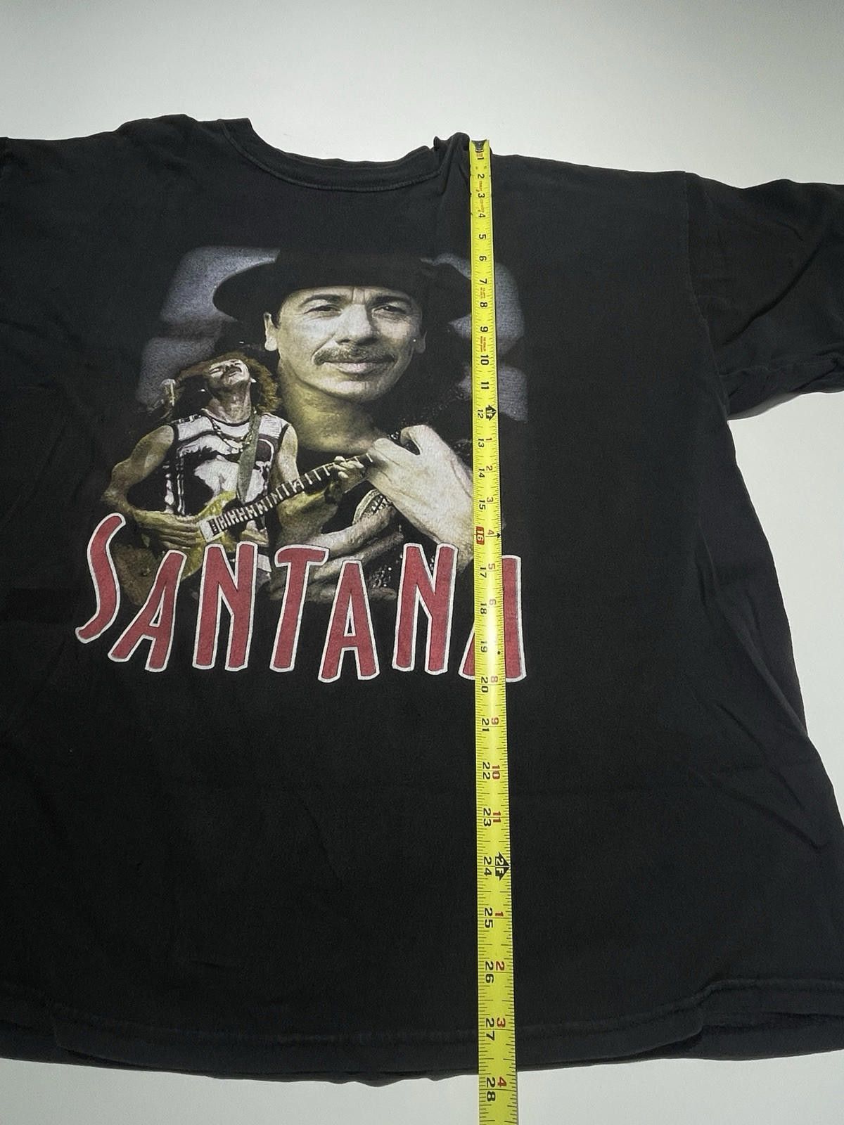 Designer Vintage 90s Carlos Santana Tour Shirt Double Sided XL XXL Size US L / EU 52-54 / 3 - 6 Thumbnail