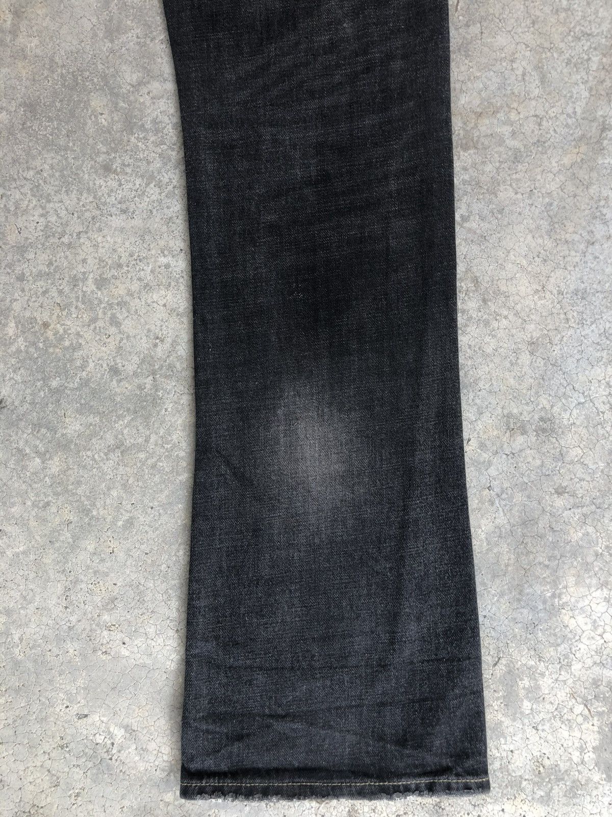 If Six Was Nine Japanese Urban Flared Jeans Double Waist Distressed Denim Size US 32 / EU 48 - 12 Thumbnail