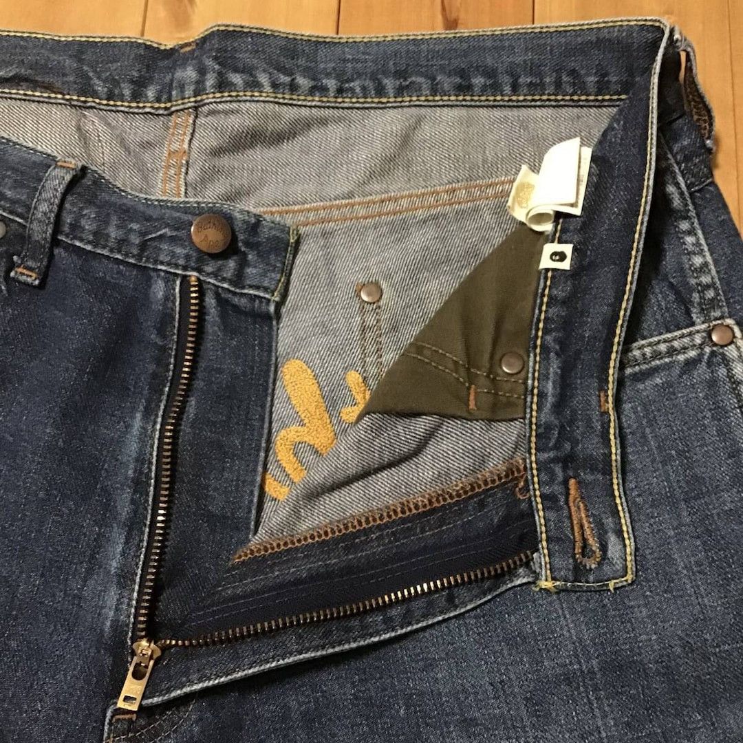 Bape BAPE Logo Embroidered Denim Shorts a bathing ape ★size L Size US 34 / EU 50 - 6 Thumbnail