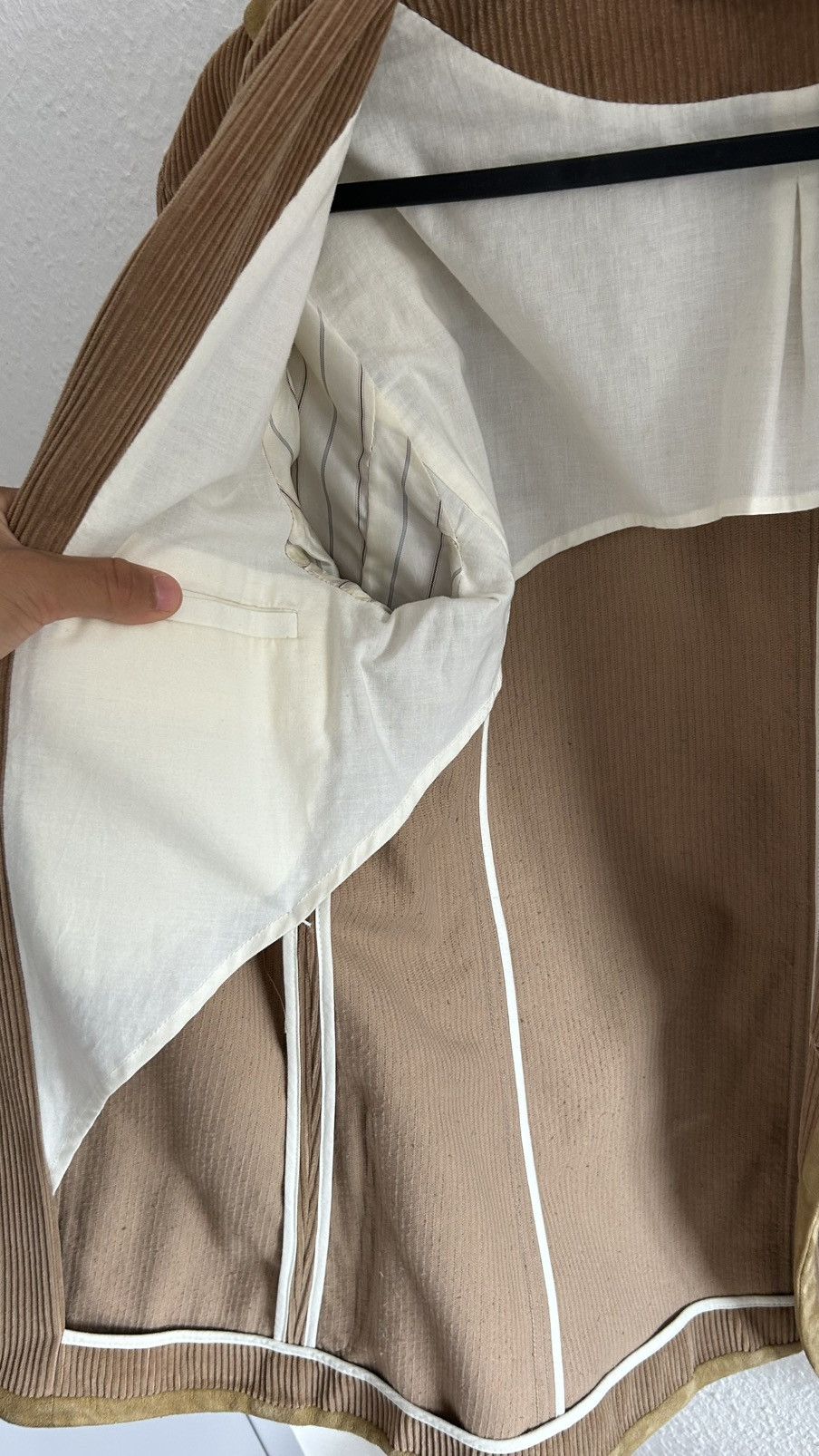 Loewe Loewe Vintage Corduroy Blazer in Camel Collector’s item Size 46S - 2 Thumbnail