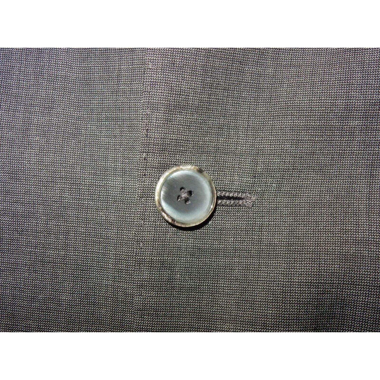 Zara VINTAGE Zara Men's Blazer Jacket Size 50 EUR Gray 20in Chest 90s Mens Size 42R - 4 Thumbnail