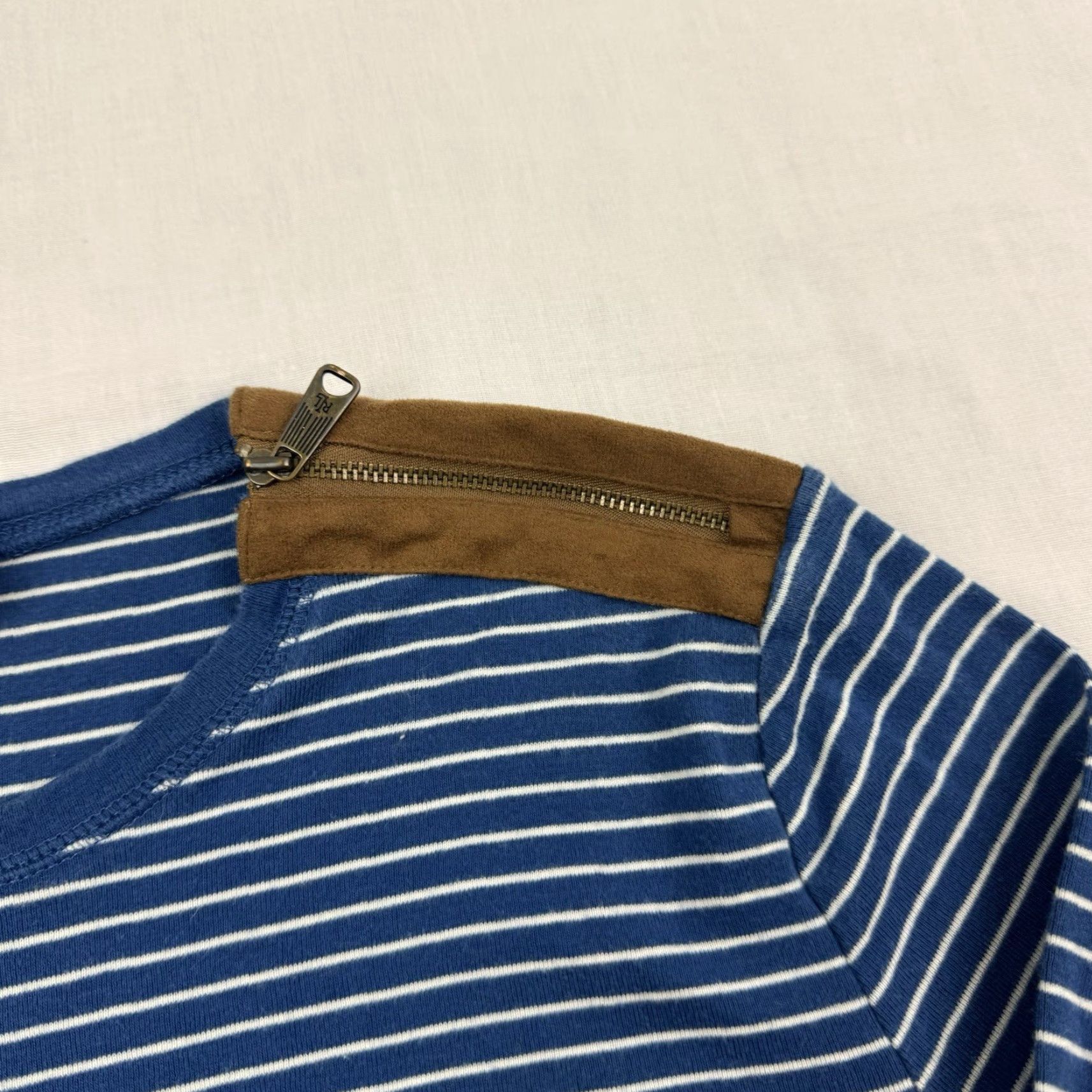 Ralph Lauren VINTAGE Lauren Ralph Lauren Jeans Company Long Sleeve Shirt Women XL Blue Striped Casual 2000s Size XL / US 12-14 / IT 48-50 - 2 Thumbnail