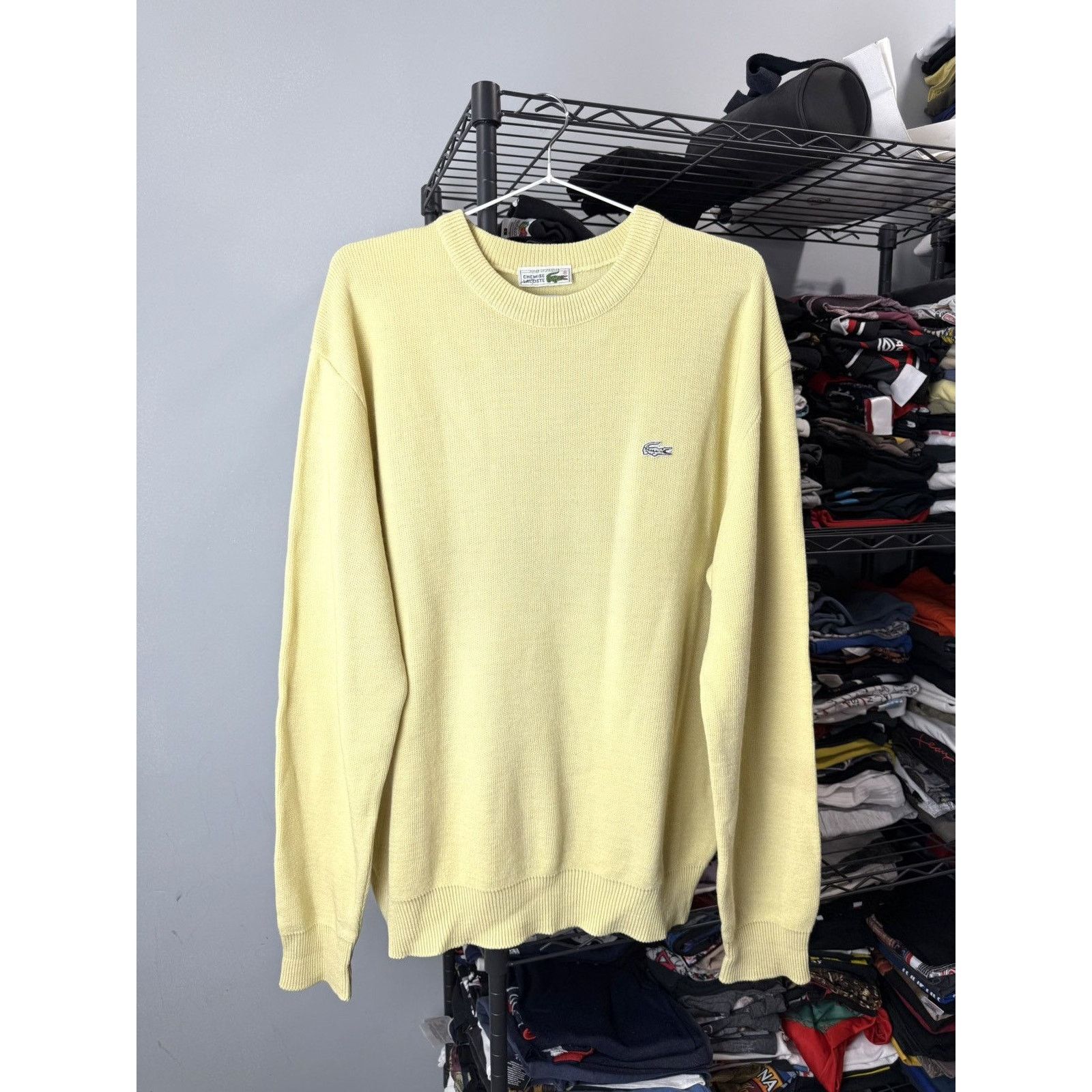 Lacoste 💥90’s Rare! Vintage Lacoste Sweater Sweatshirt Size US L / EU 52-54 / 3 - 1 Thumbnail