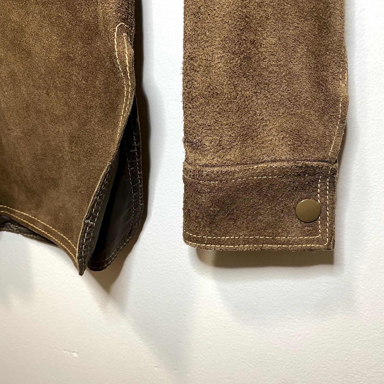 Vintage Vintage Lomeli Of California Western Cowboy Suede Jacket Size XS / US 0-2 / IT 36-38 - 9 Thumbnail