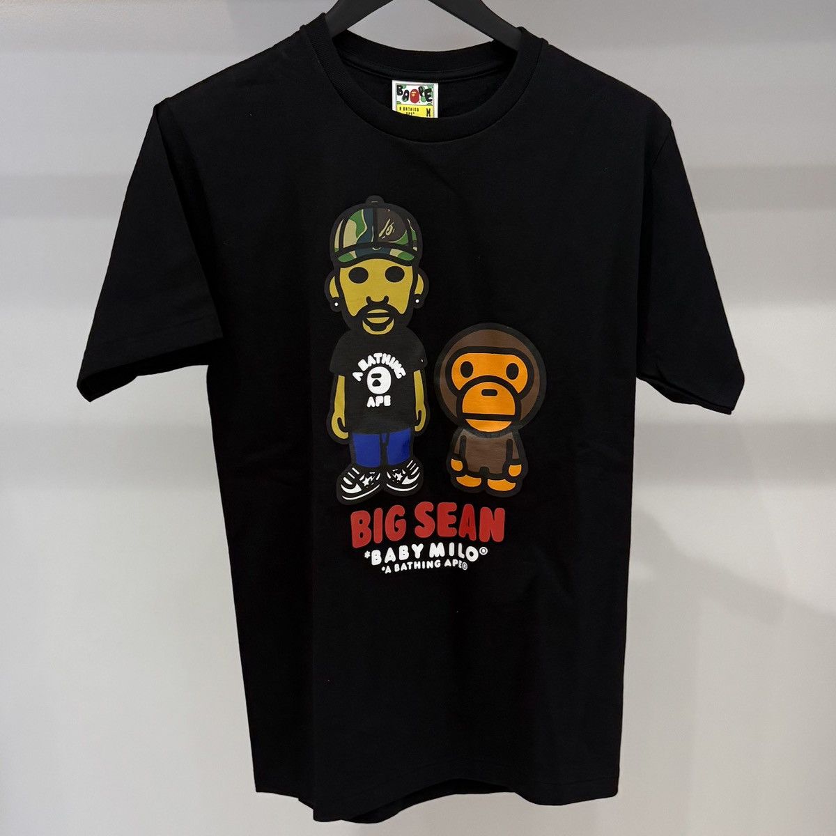Bape BAPE x Big Sean Baby Milo Tee Black Size US M / EU 48-50 / 2 - 1 Thumbnail