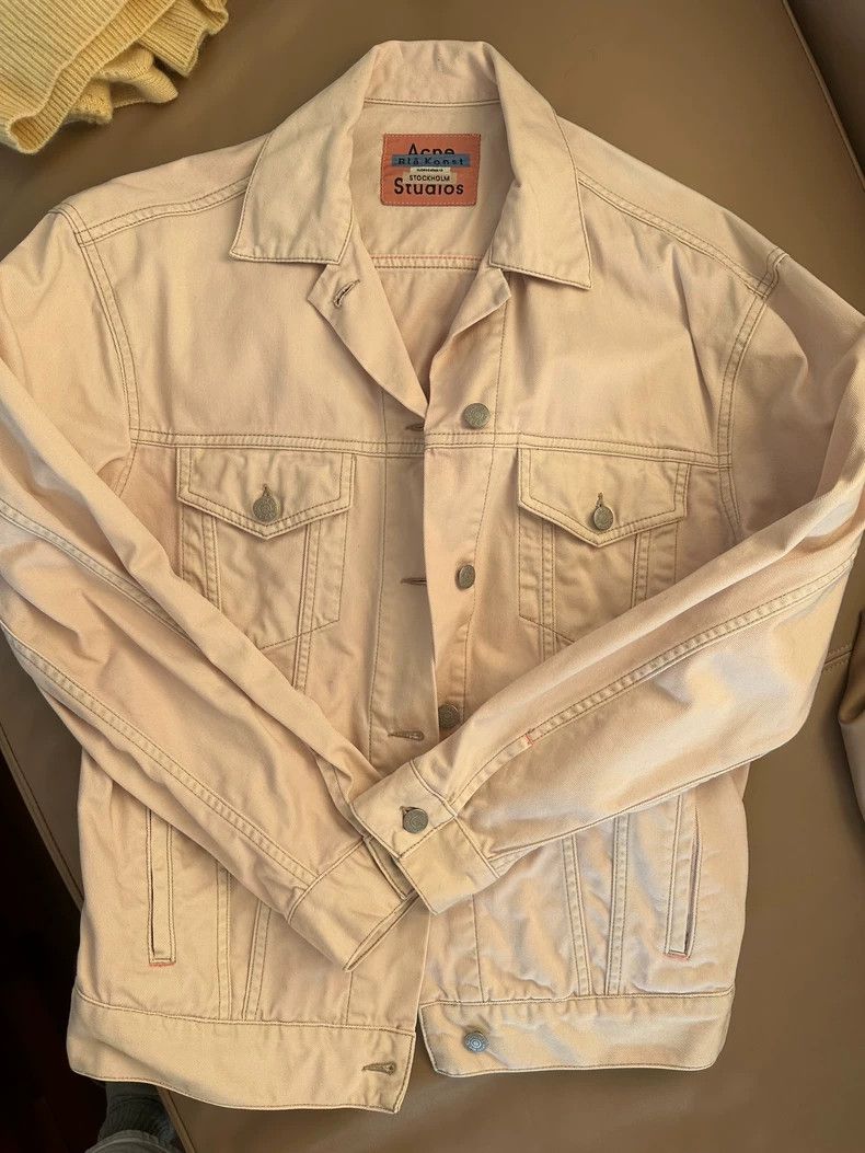Acne Studios Acne studios Pink wash denim jacket 2502-Nextarrow Size US S / EU 44-46 / 1 - 4 Thumbnail
