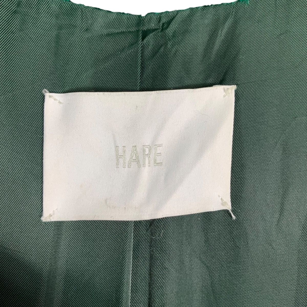 HARE HARE Asymmetrical Oversized Green Long Coat #1378-C62 Size ONE SIZE - 15 Thumbnail