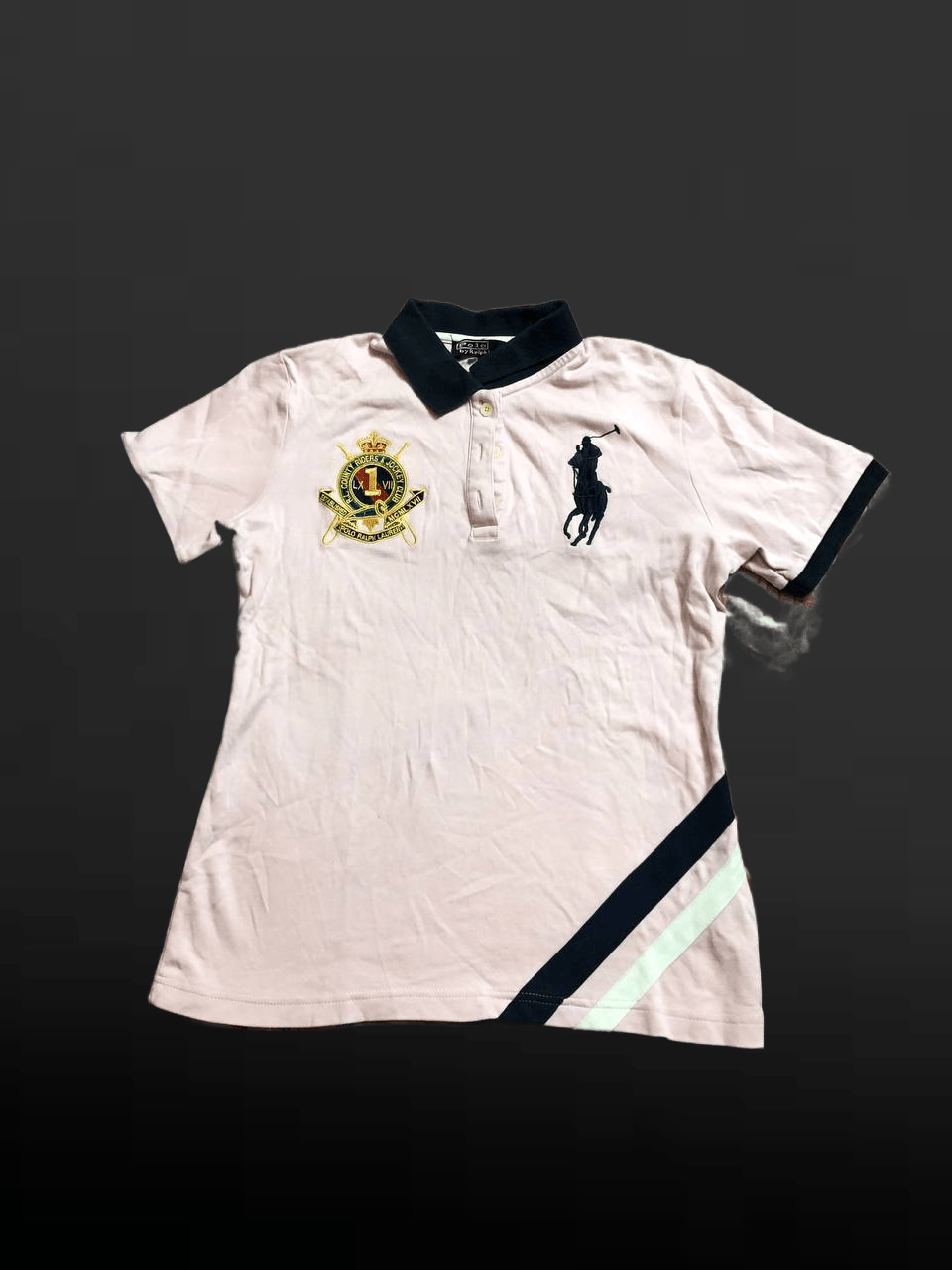 Polo Ralph Lauren Vintage Polo Ralph Lauren pink polo big horse chief keef Size M / US 6-8 / IT 42-44 - 1 Thumbnail