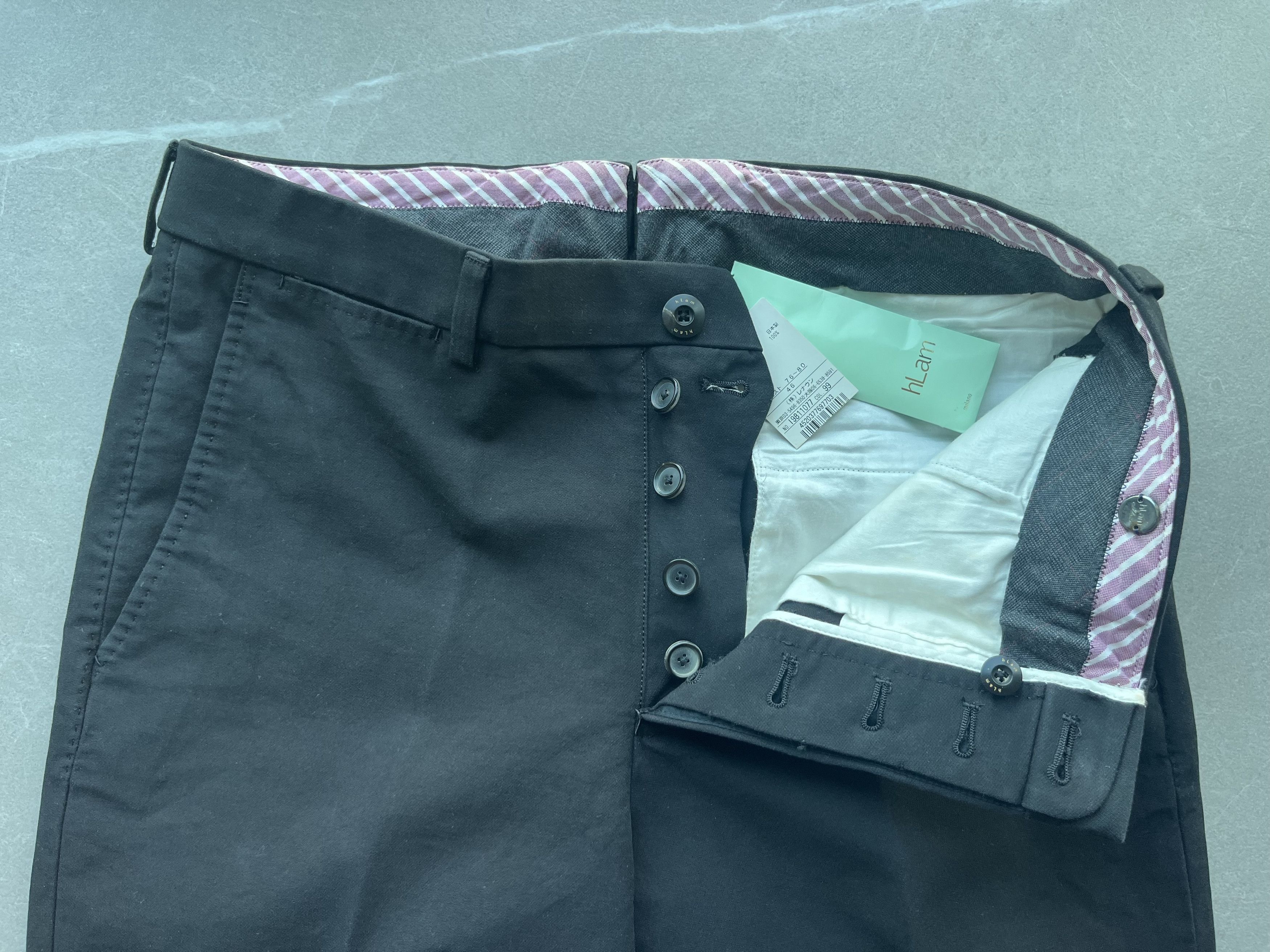 Other hLAM Milano Japanese Edition Hand Made Mens Tapered Pants Size US 31 - 2 Thumbnail