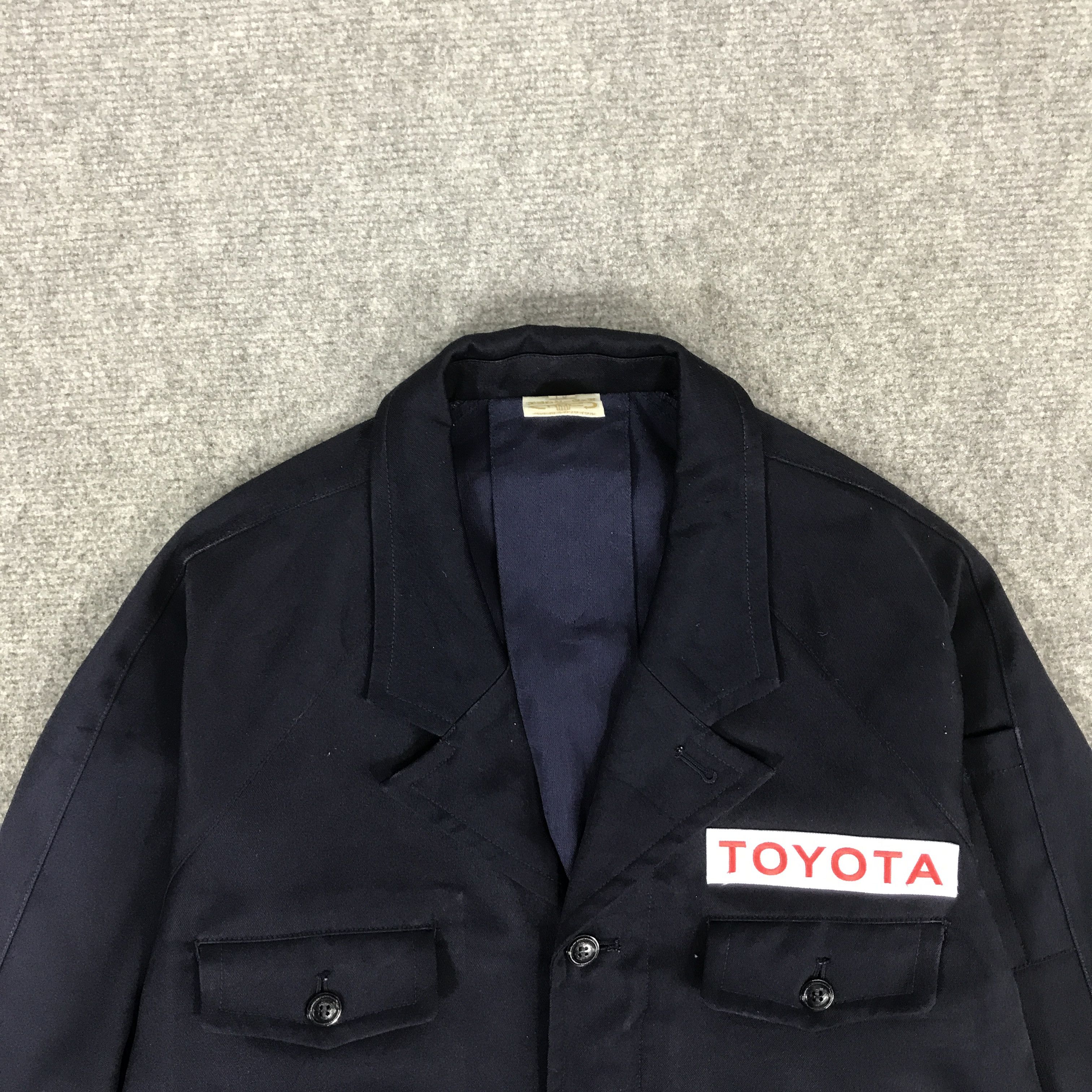 Japanese Brand TOYOTA RACING NAVY CUSTOM JACKET K72B13 Size US L / EU 52-54 / 3 - 2 Thumbnail
