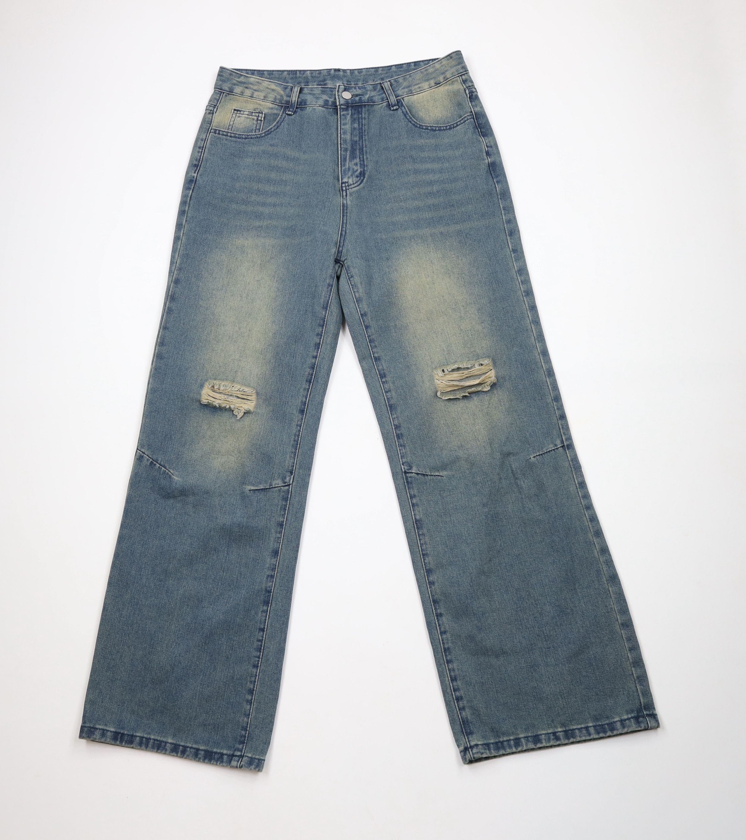 Vintage Vintage 90s Y2K Streetwear Baggy Wide Leg Skateboard Jeans Size US 32 / EU 48 - 1 Thumbnail