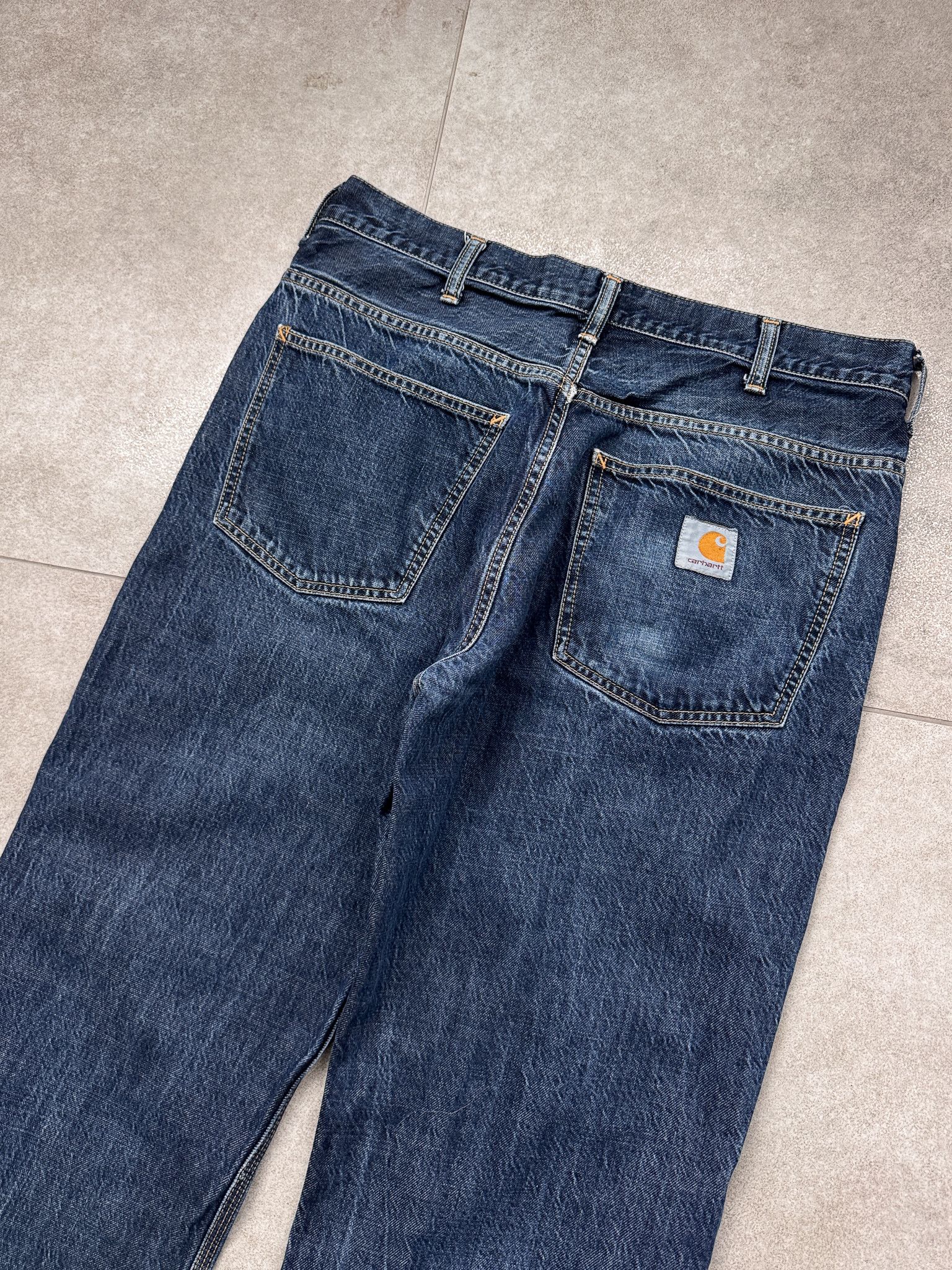 Carhartt Carhartt Staff Pant Blue Jeans Size US 33 - 3 Thumbnail