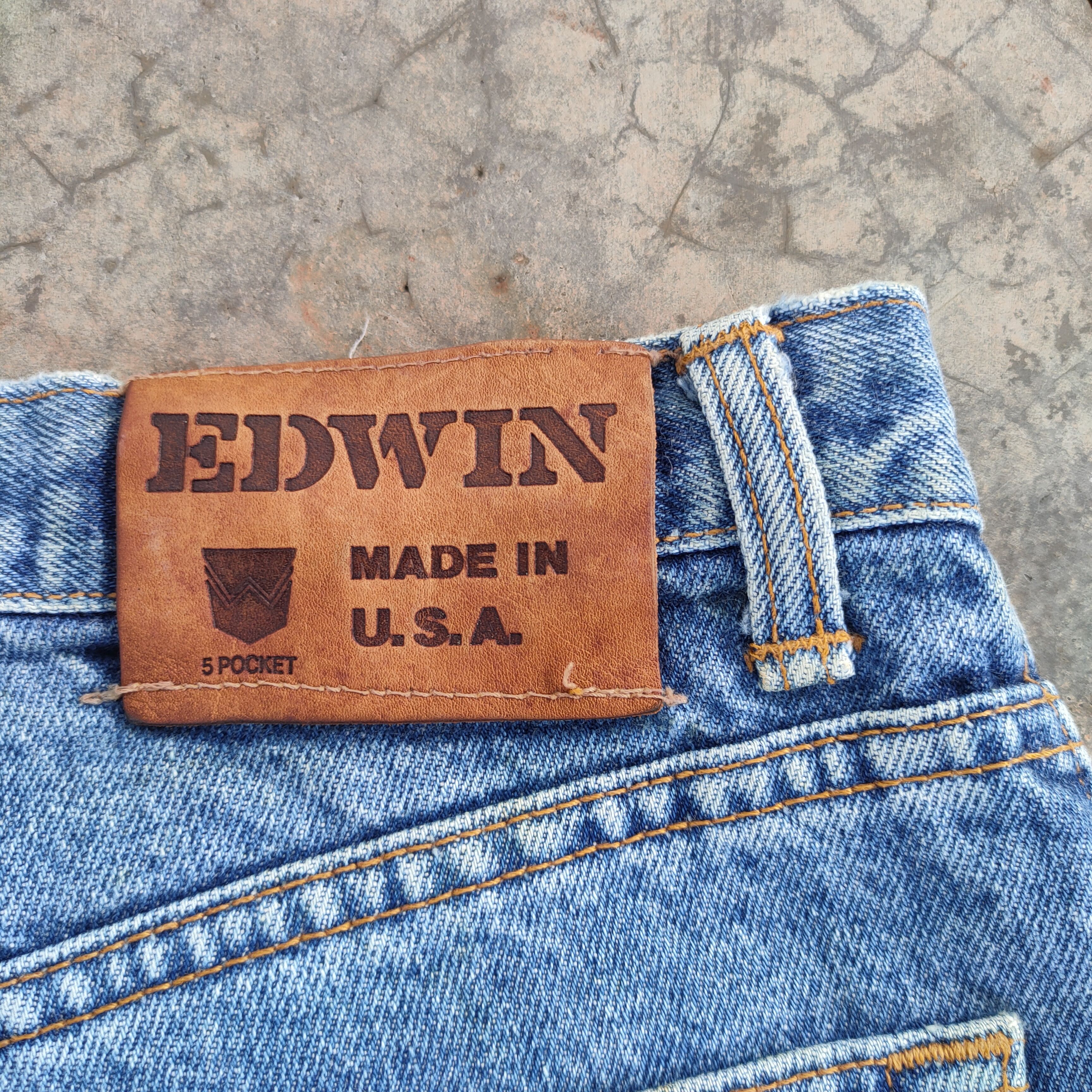 Edwin Edwin vintage made in USA faded jean denim pants Size US 32 / EU 48 - 15 Thumbnail
