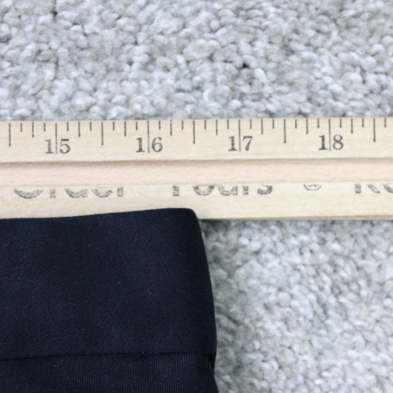 Croft & Barrow Croft & Barrow Pants Mens 33x30 Blue White Pleated Dress Pants Wrinkle Resistant Classic Slit Pocket Button Machine Washable 100% Polyester NWT Linen? Size US 33 - 7 Thumbnail