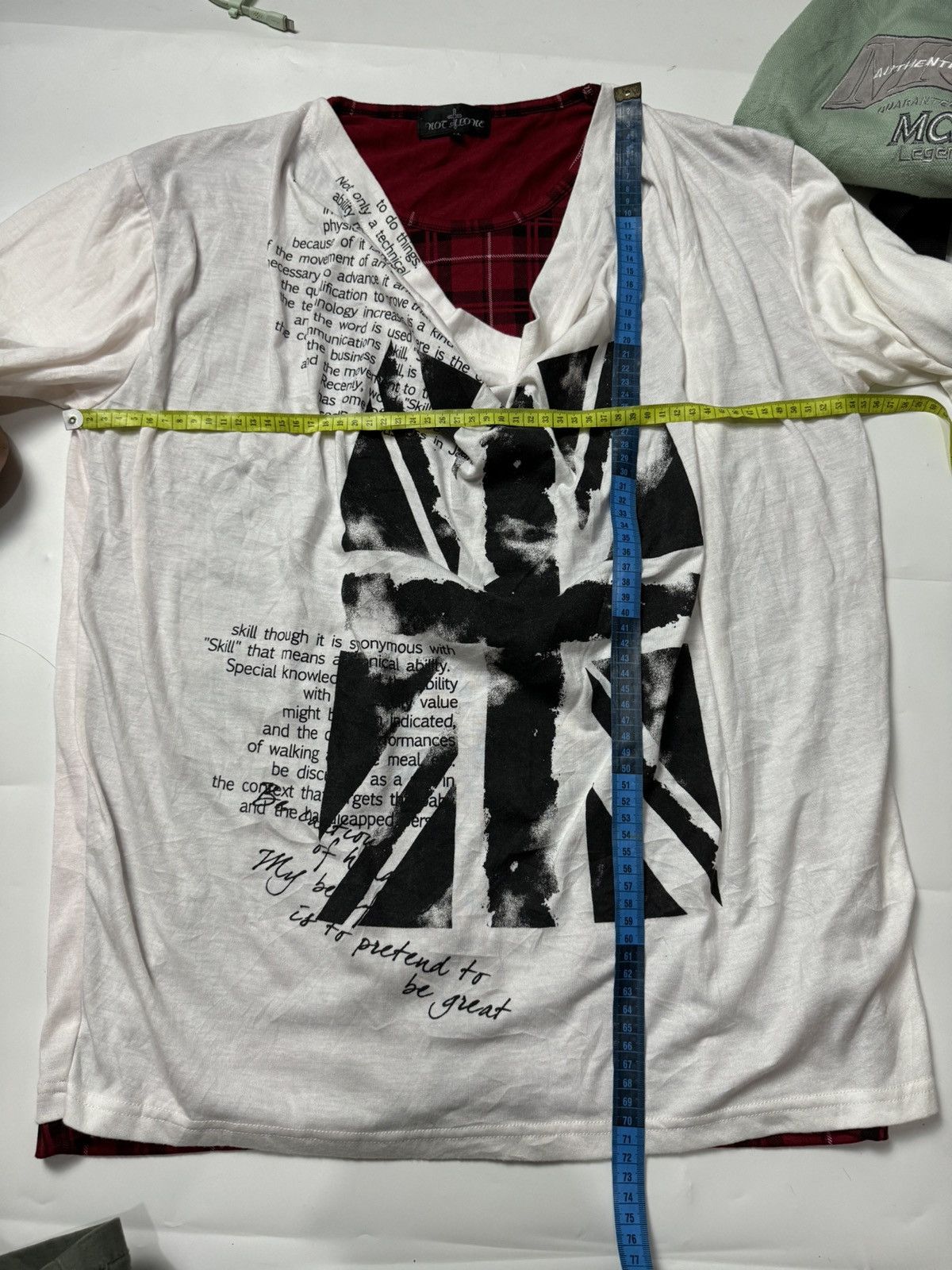 Hysteric Glamour × If Six Was Nine × Japanese Brand Not Alone Double Layers Poem Long Sleeve Size US L / EU 52-54 / 3 - 9 Thumbnail