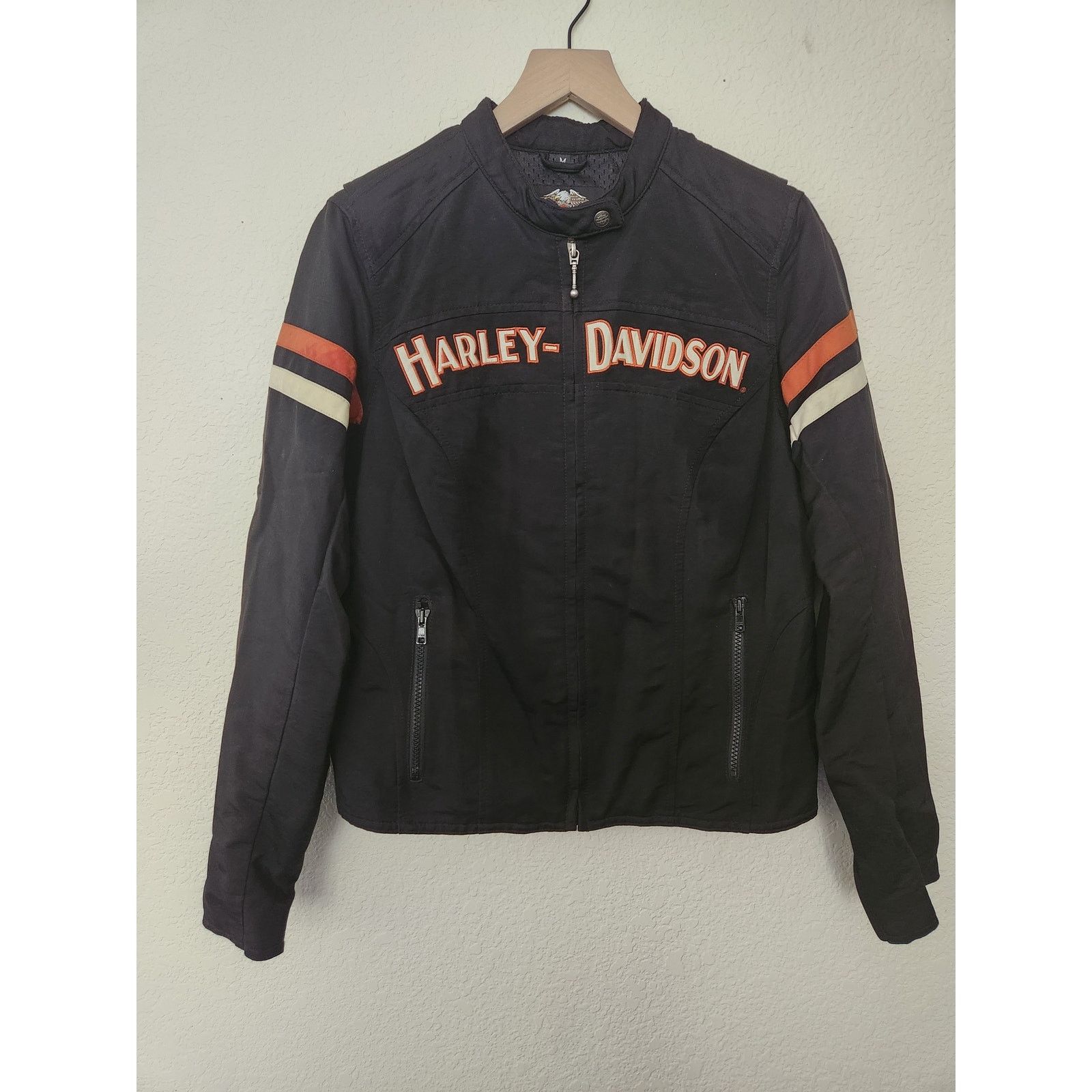 Harley Davidson Harley-Davidson "Miss Enthusiast" 3 in 1 Motorcycle Jacket-M Size M / US 6-8 / IT 42-44 - 2 Thumbnail