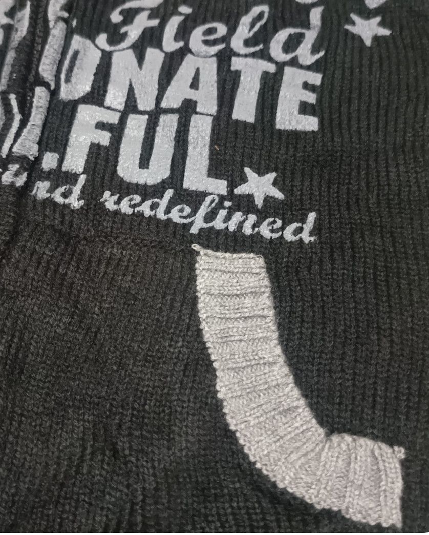 Beauty Beast Y2k Sky Bomber Poem Knit Zip Size M / US 6-8 / IT 42-44 - 5 Thumbnail