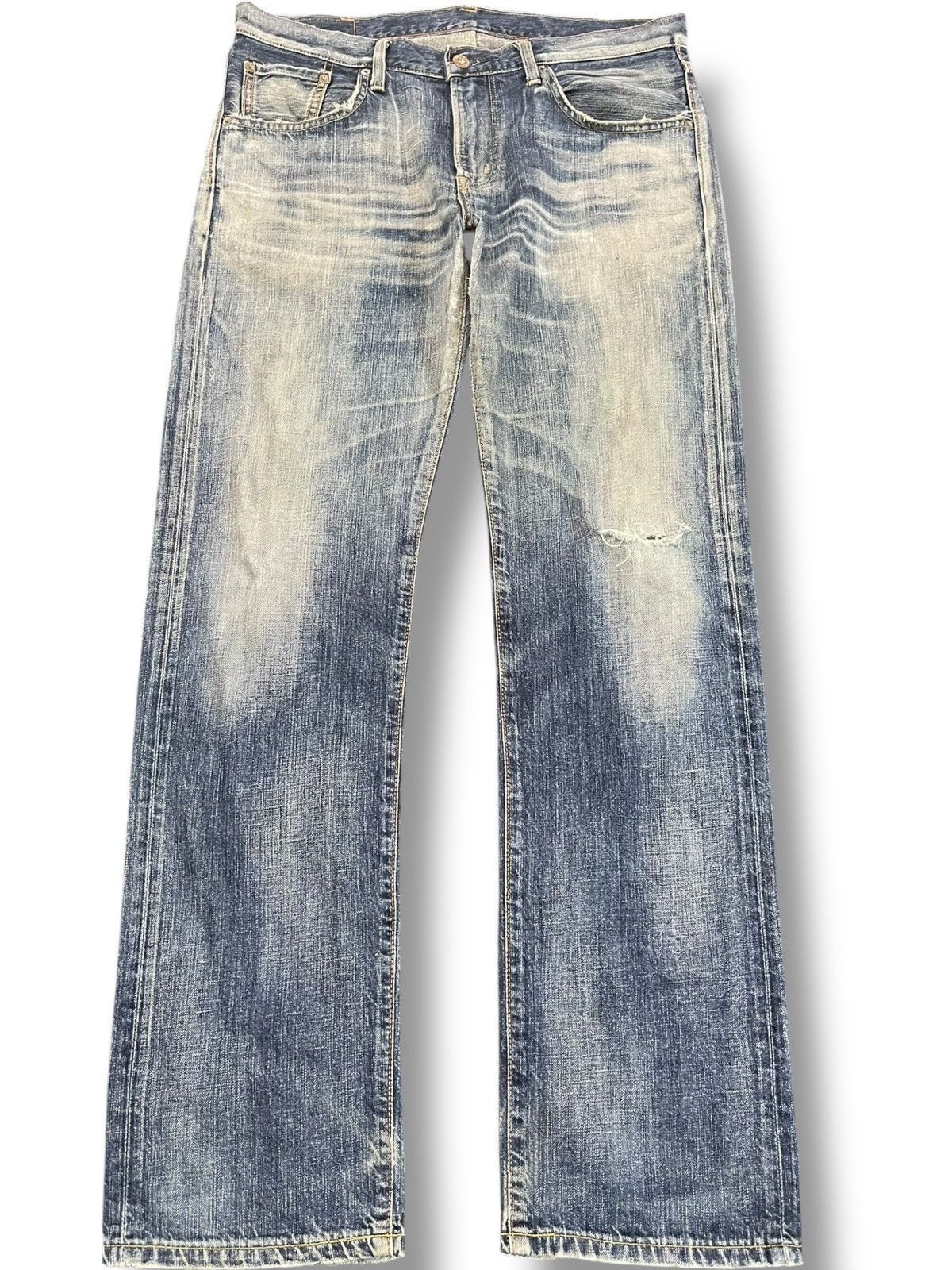 Edwin × Hysteric Glamour Vintage Edwin 503 Rebel Vintage Grunge Distressed Denim Size US 34 / EU 50 - 1 Thumbnail