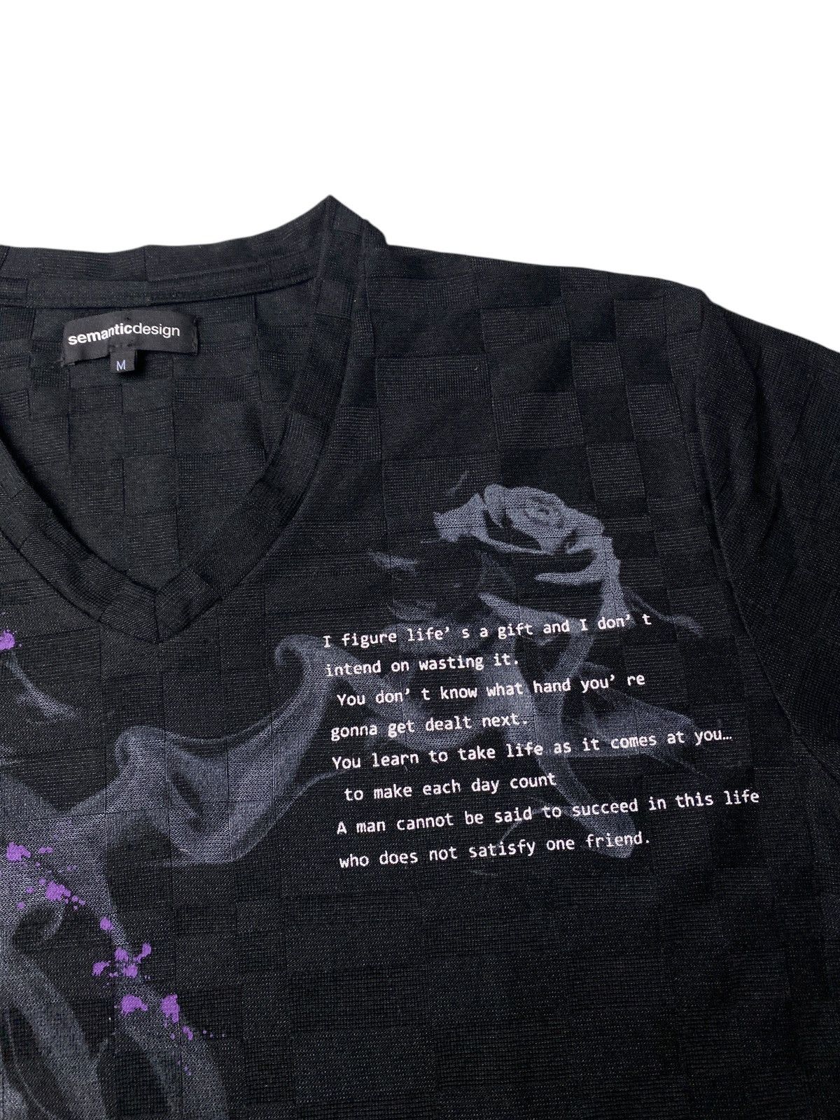 Hysteric Glamour 2000's Semantic Design Floral Poem Shirt Size US M / EU 48-50 / 2 - 3 Thumbnail