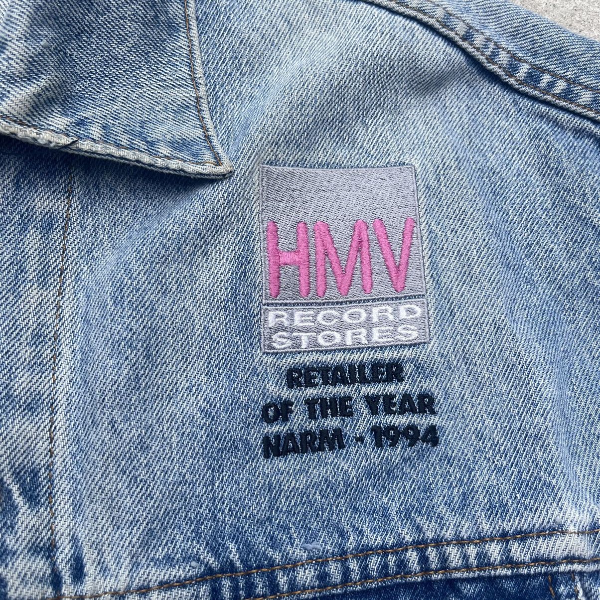 Vintage Vintage 1994 HMV RECORD STORES Jean Jacket Size US M / EU 48-50 / 2 - 3 Thumbnail