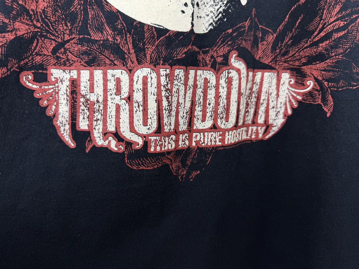 Gildan Throwdown Skull Graphic T-Shirt Heavy Metal Hardcore Tee Size US L / EU 52-54 / 3 - 7 Thumbnail