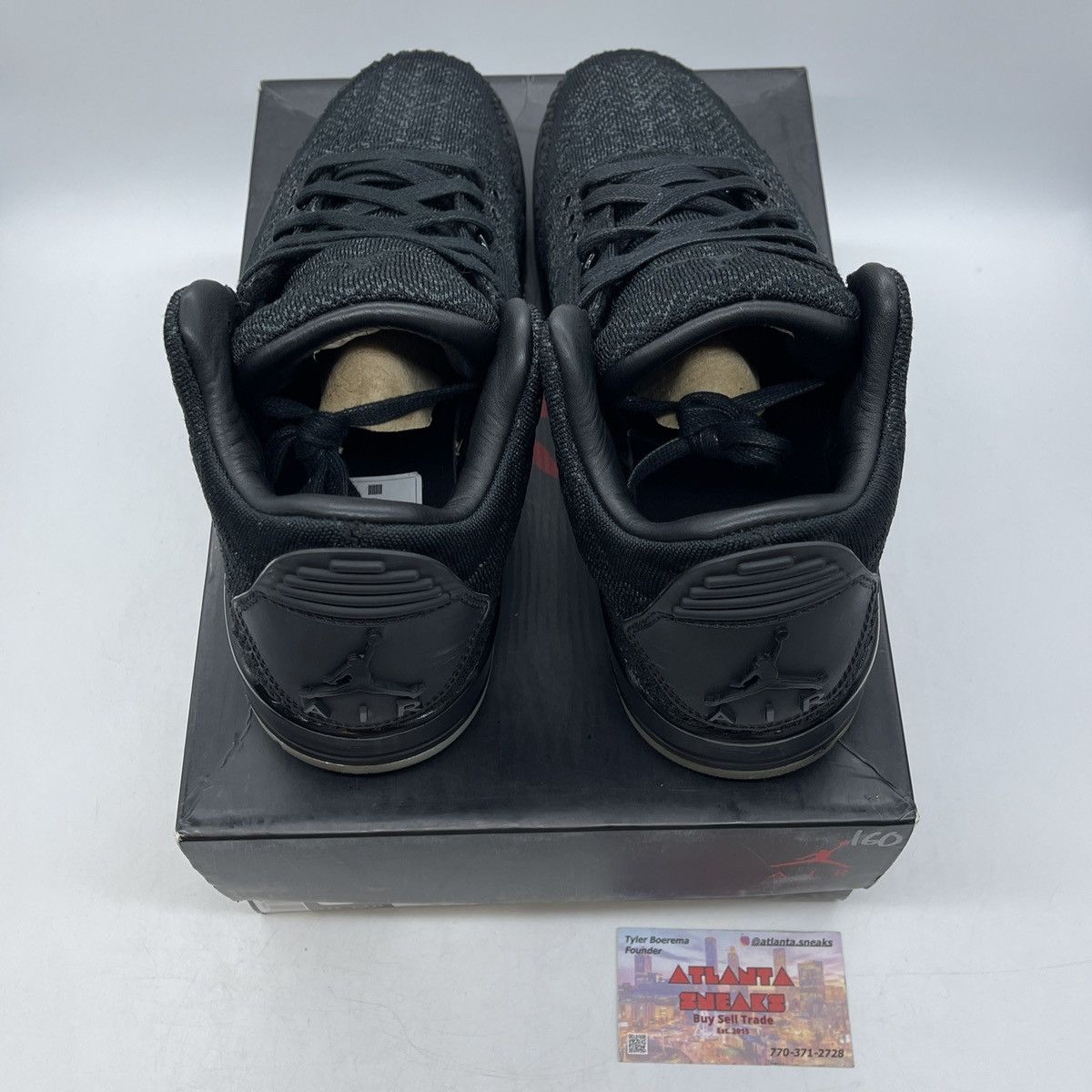 Jordan Brand Air Jordan 3 black Size US 9.5 / EU 42-43 - 6 Thumbnail