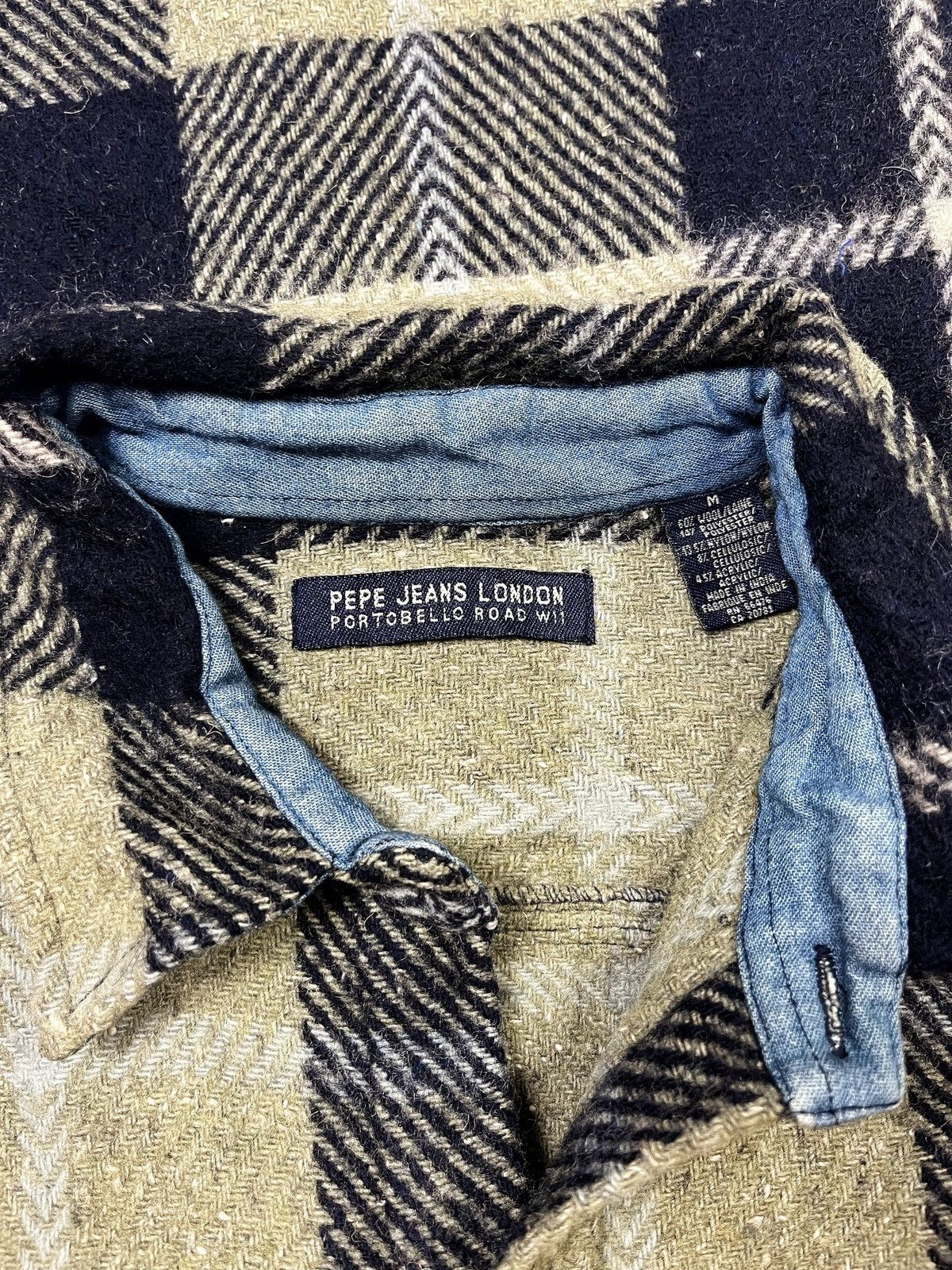 Pepe Jeans Pepe Jeans London Vintage Plaid Outer Flannel Size US XL / EU 56 / 4 - 8 Thumbnail