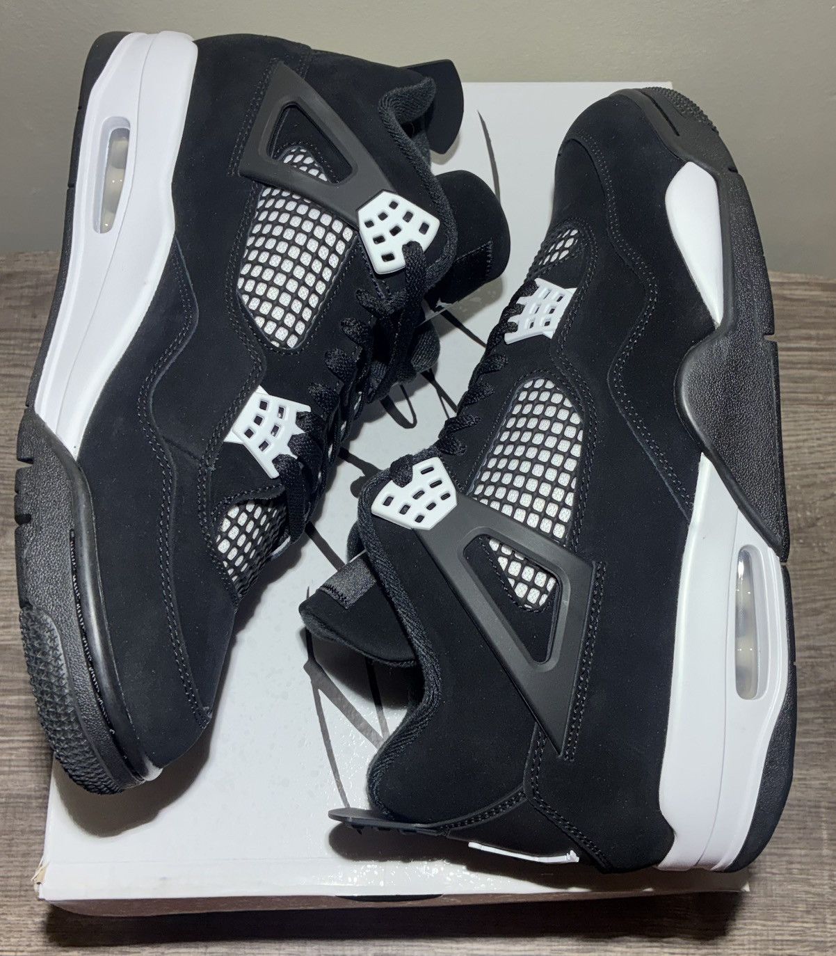 Size 11.5 - Air Jordan 4 Retro White Thunder