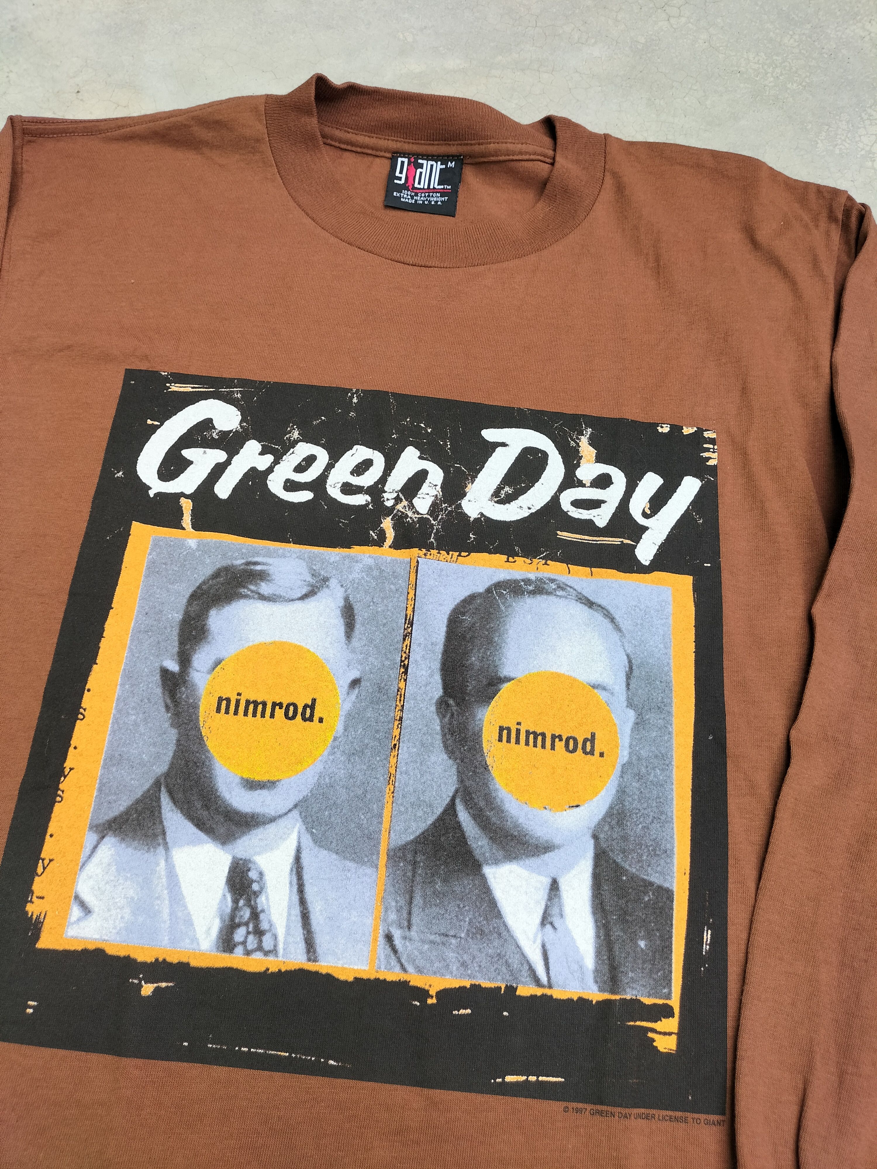 Band Tees Vintage Greenday 97 Nimrod Single Stitch Tour Japan Giant Size US M / EU 48-50 / 2 - 2 Thumbnail