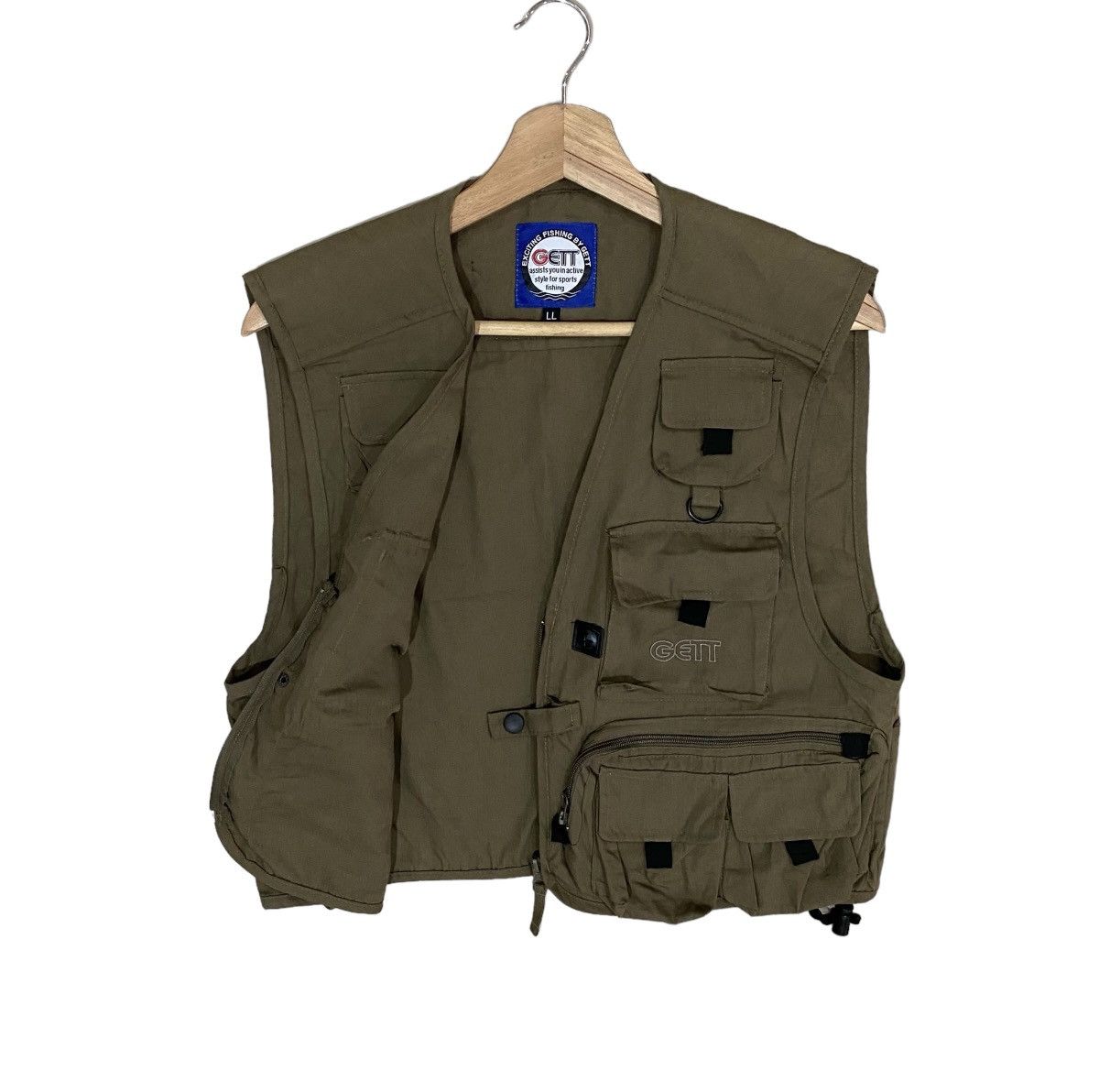 Other VINTAGES GETT TACTICAL POCKET FISHING GEAR VEST Size US M / EU 48-50 / 2 - 4 Thumbnail