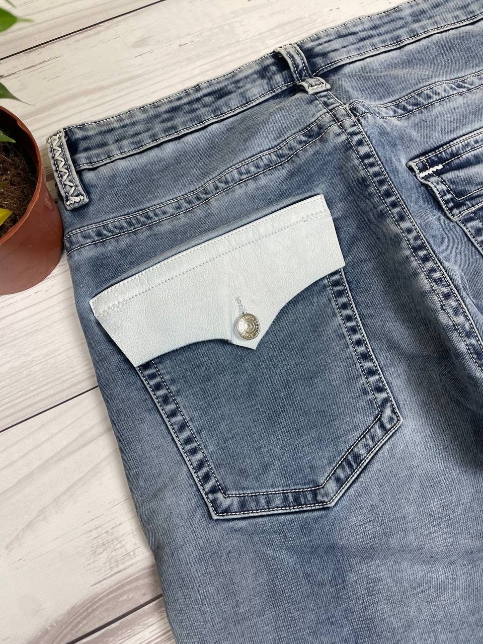 True Religion Y2K Grey Blue Distressed Jeans True Religion Aesthetic Size US 36 / EU 52 - 9 Thumbnail