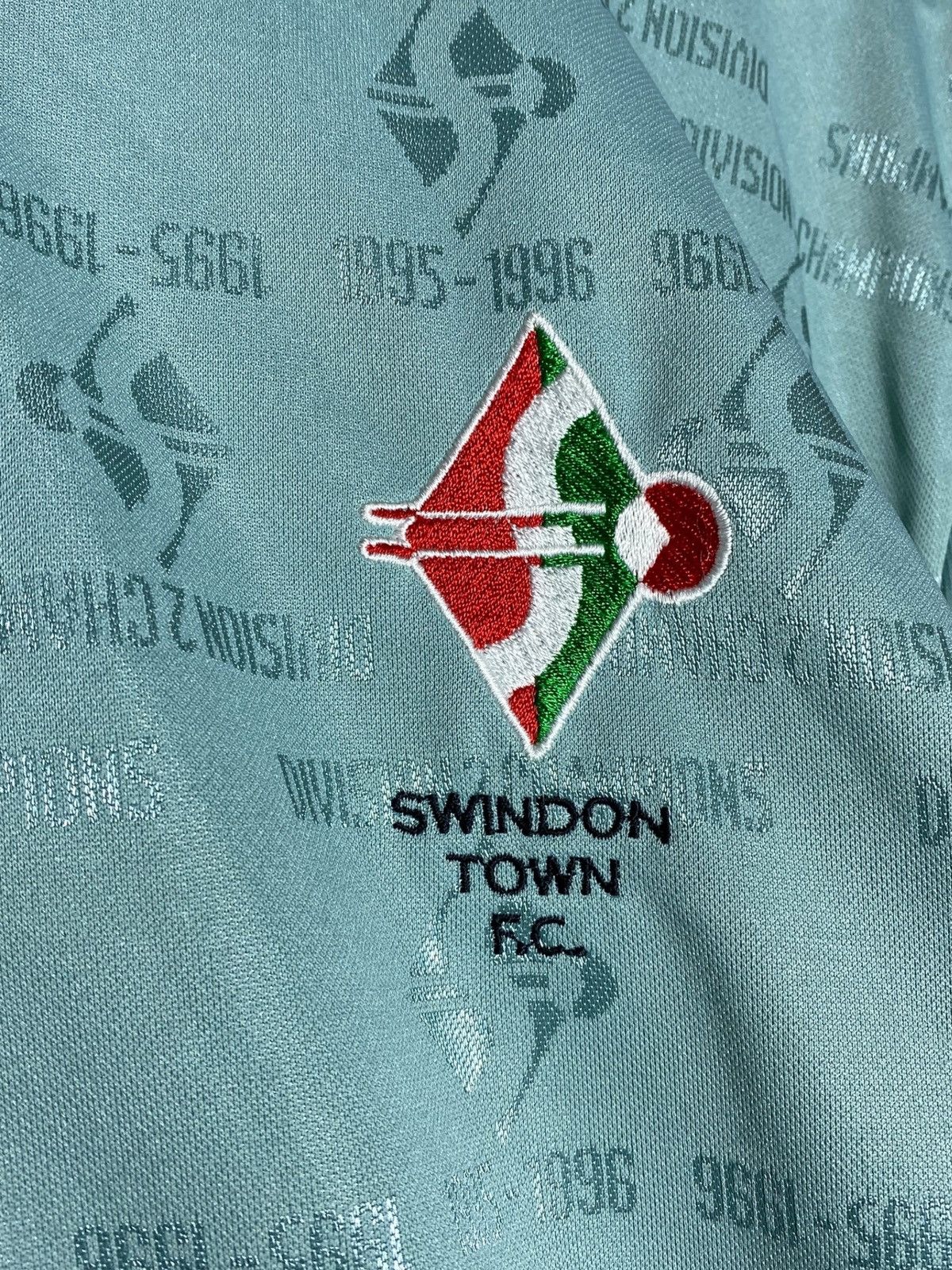 Vintage Vintage Mizuno Swindon Town 1996/97 Third Football Shirt Size US XL / EU 56 / 4 - 5 Thumbnail