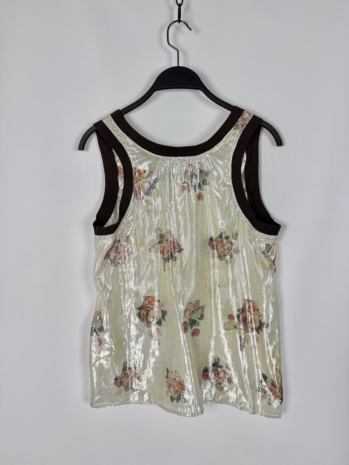 Golden Goose Golden Goose Deluxe Brand Floral Silk Blend Tank Top M Size M / US 6-8 / IT 42-44 - 8 Thumbnail
