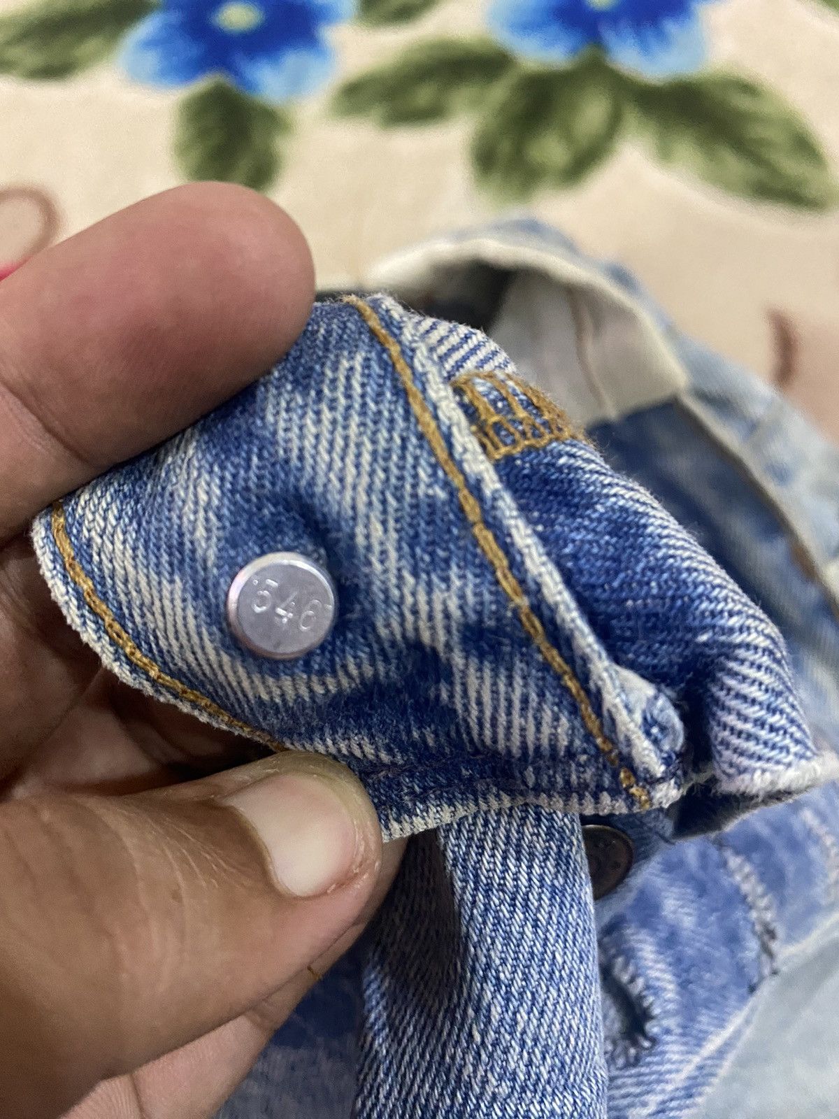 Levi's × Vintage Vintage 80s Levis Reconstruction Remake Flare Denim Wide Size US 28 / EU 44 - 12 Thumbnail