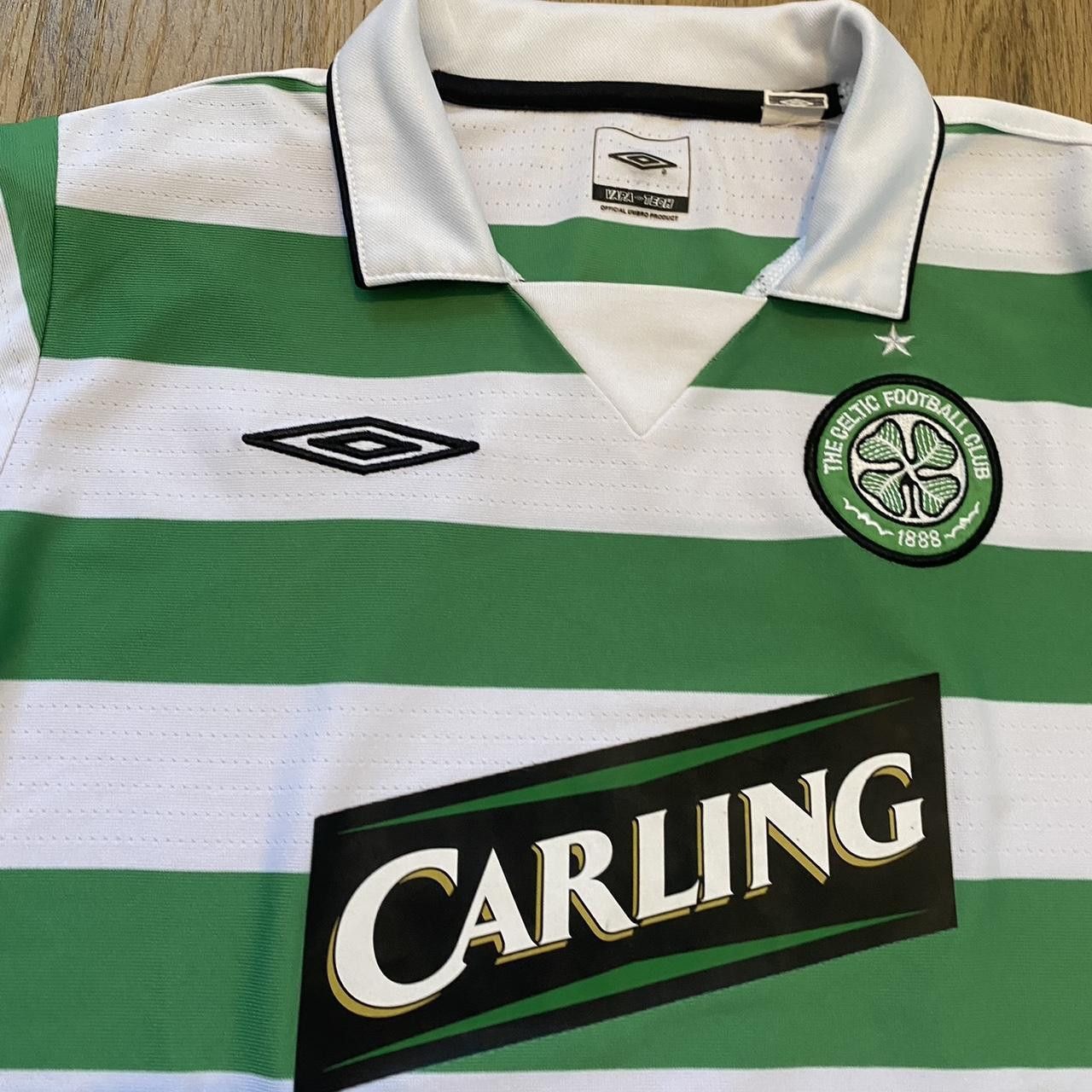 Umbro 2003-04 Celtic Glasgow Home Umbro Football Shirt Scotland Size US XXS / EU 40 - 3 Thumbnail