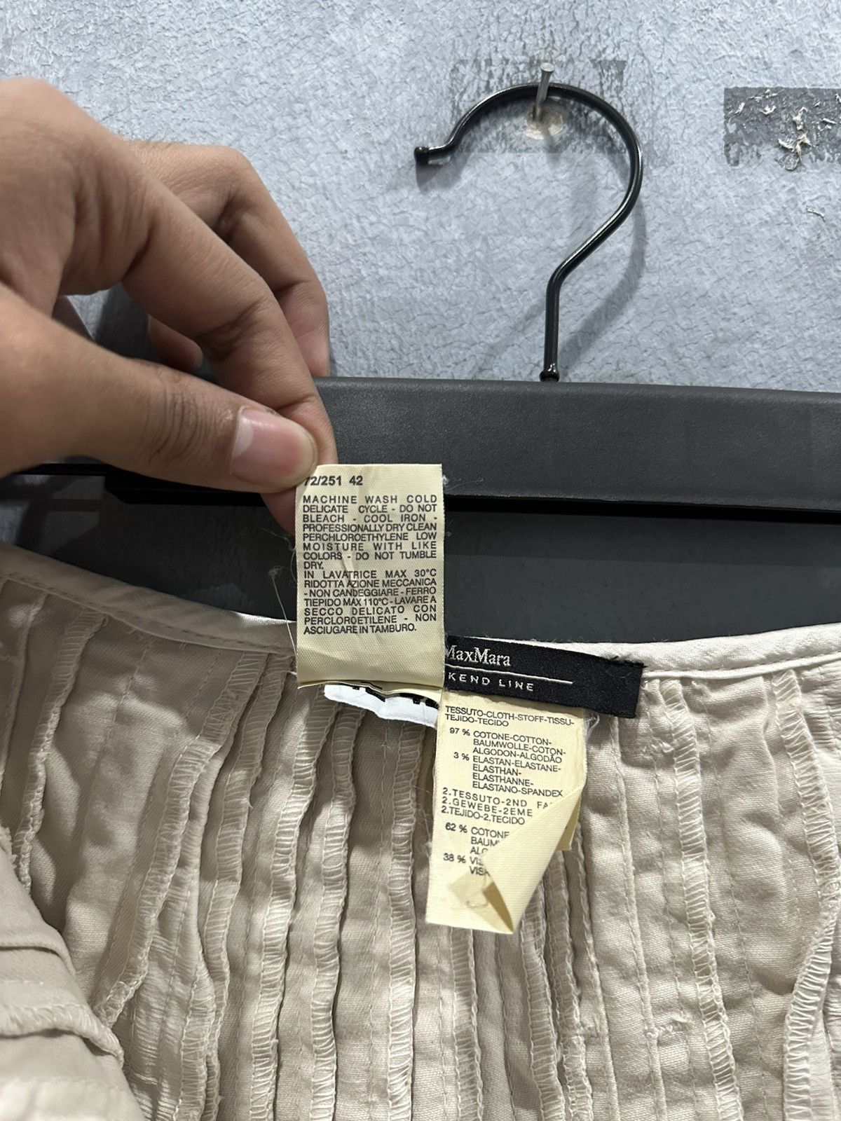 Max Mara MaxMara Pleated Skirt Size 30" / US 8 / IT 44 - 8 Thumbnail