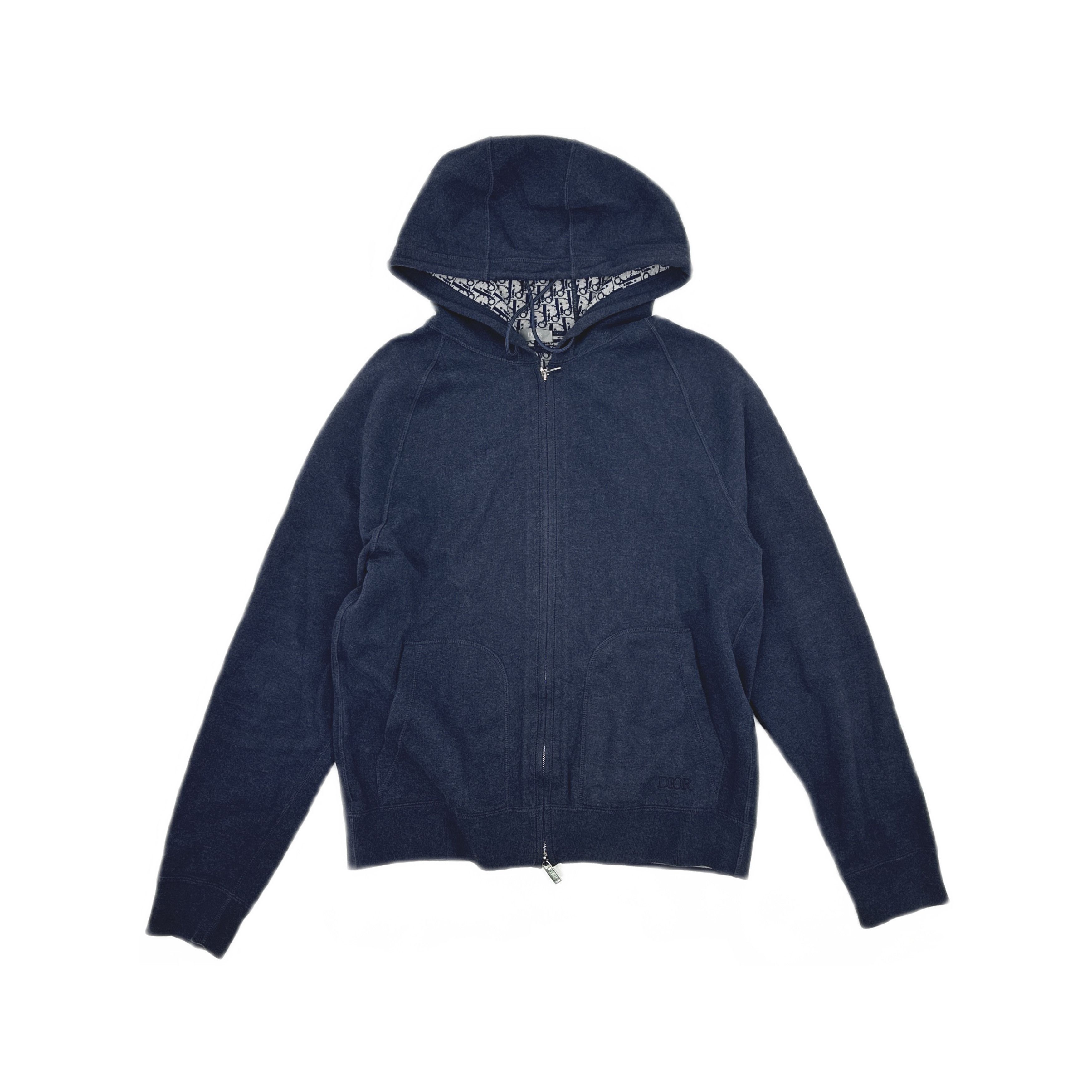 Dior Dior Oblique Lining Zip Hoodie Size XL Size US XL / EU 56 / 4 - 1 Thumbnail