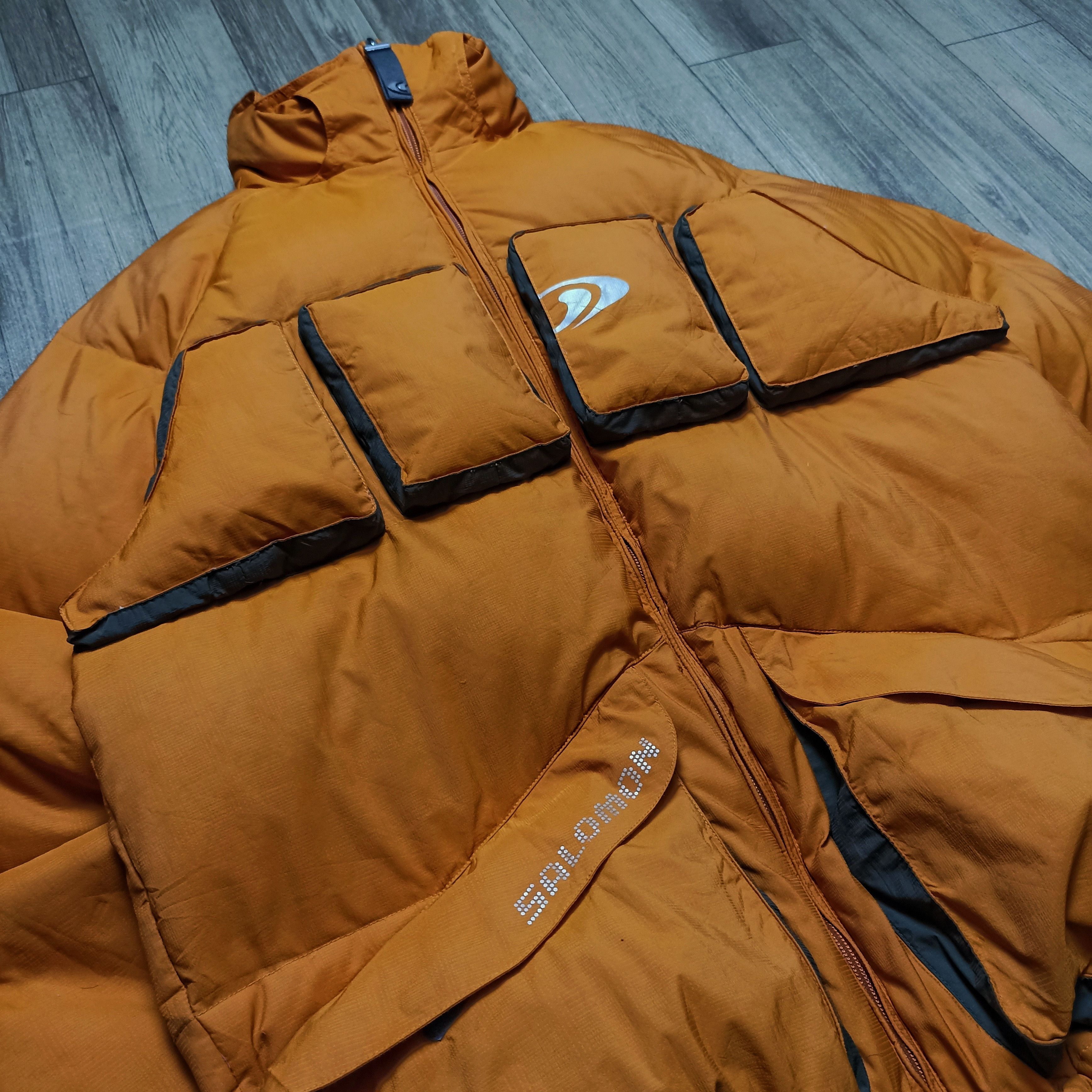 Salomon Vintage Salomon 3D Panelled 90's Technical Down Jacket Size US L / EU 52-54 / 3 - 8 Thumbnail