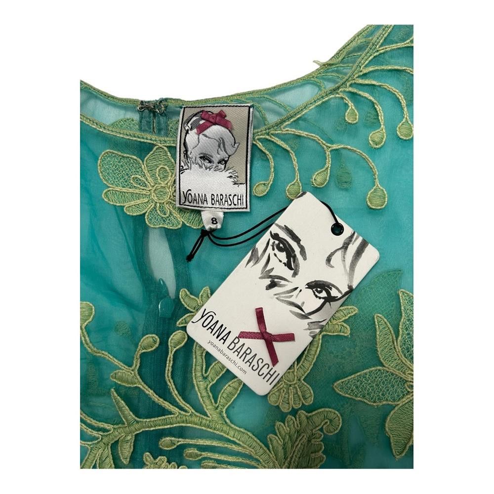 Designer Yoana Baraschi l NWT Magic Vine Ombré Tunic Dress Size 8 Size M / US 6-8 / IT 42-44 - 7 Thumbnail