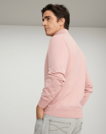 Brunello Cucinelli Cashmere Turtleneck in Pink Size US L / EU 52-54 / 3 - 2 Thumbnail