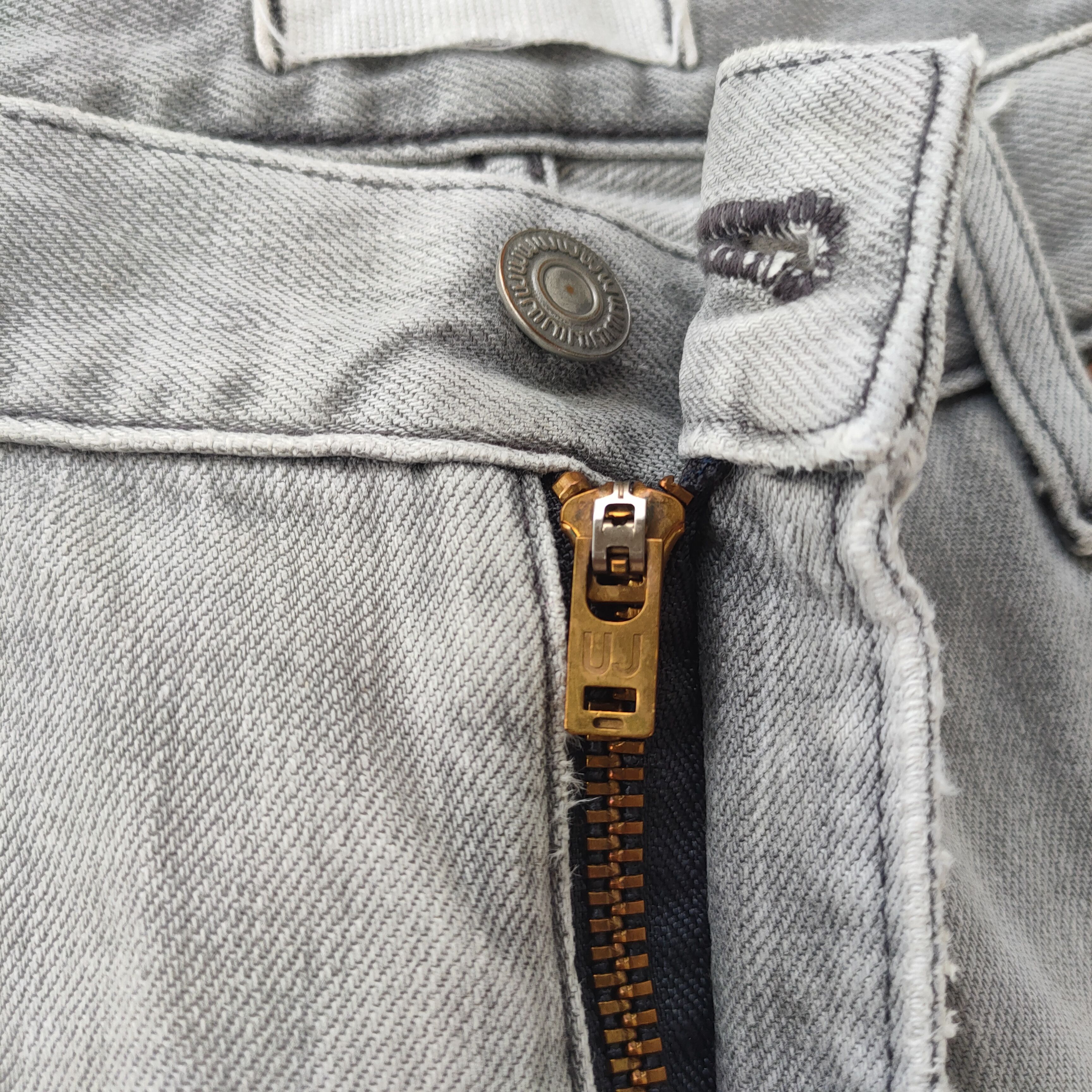 Japanese Brand W32 VINTAGE JAPANESE FADED GREY WHITE JEAN DENIM PANTS Size US 32 / EU 48 - 6 Thumbnail