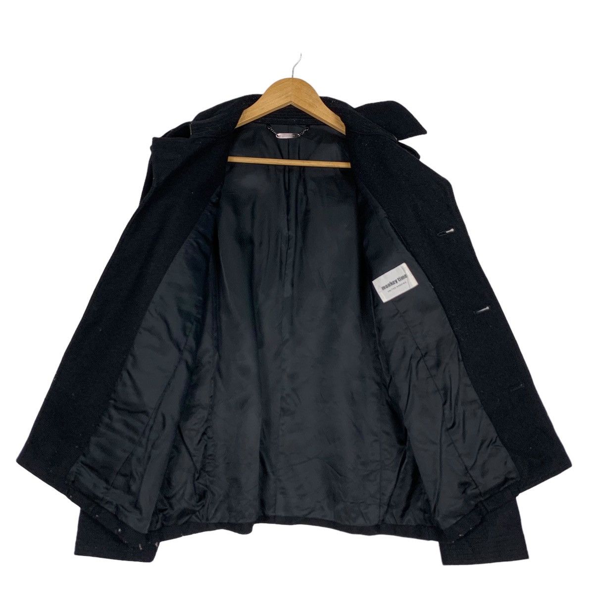 monkey time MONKEY TIME United Arrows Black Wool Jacket #0997-C44 Size US M / EU 48-50 / 2 - 11 Thumbnail