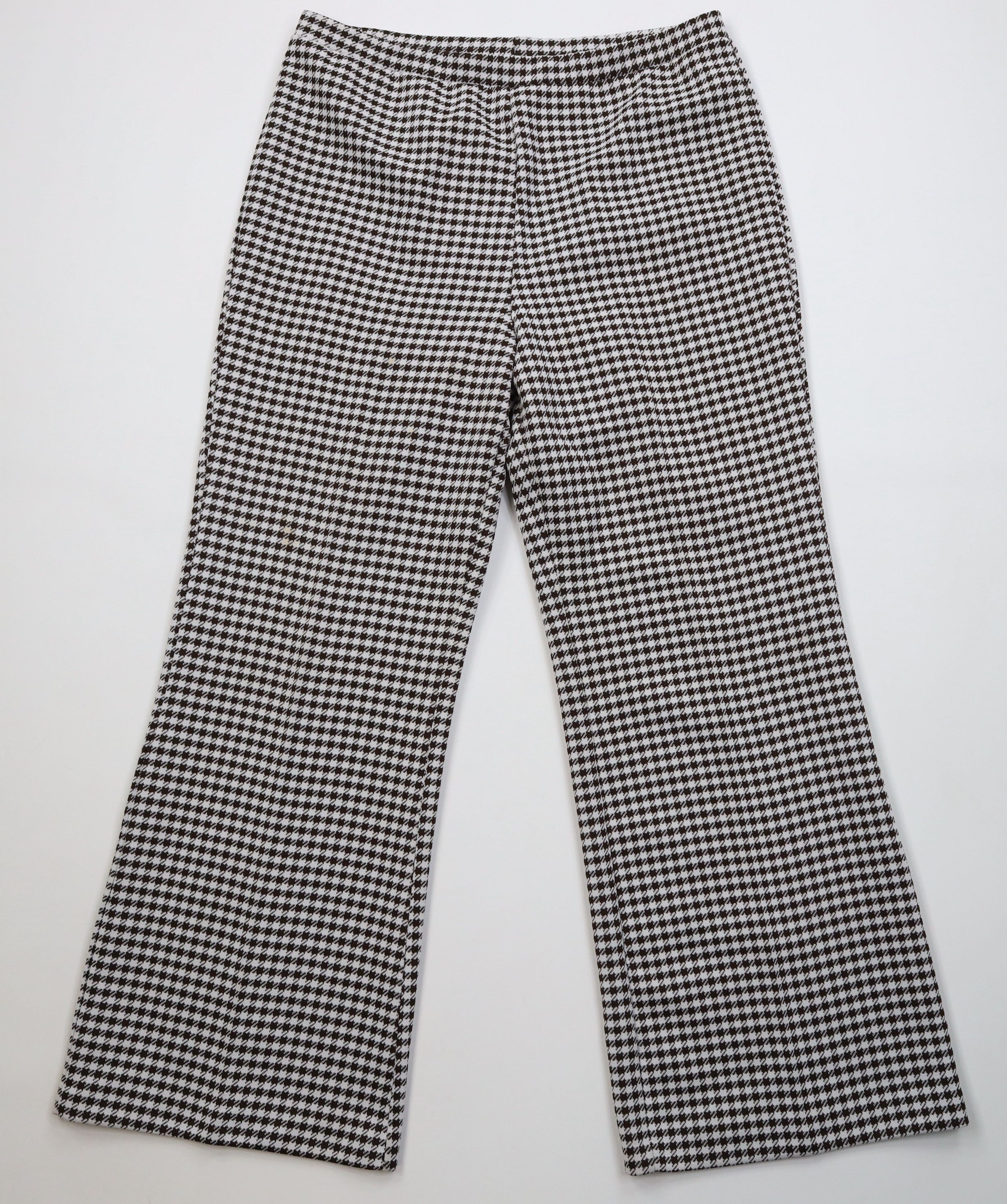 Vintage Vintage 70s Streetwear Knit Bell Bottoms Pants Brown USA Size 38" / US 16 / IT 52 - 1 Thumbnail