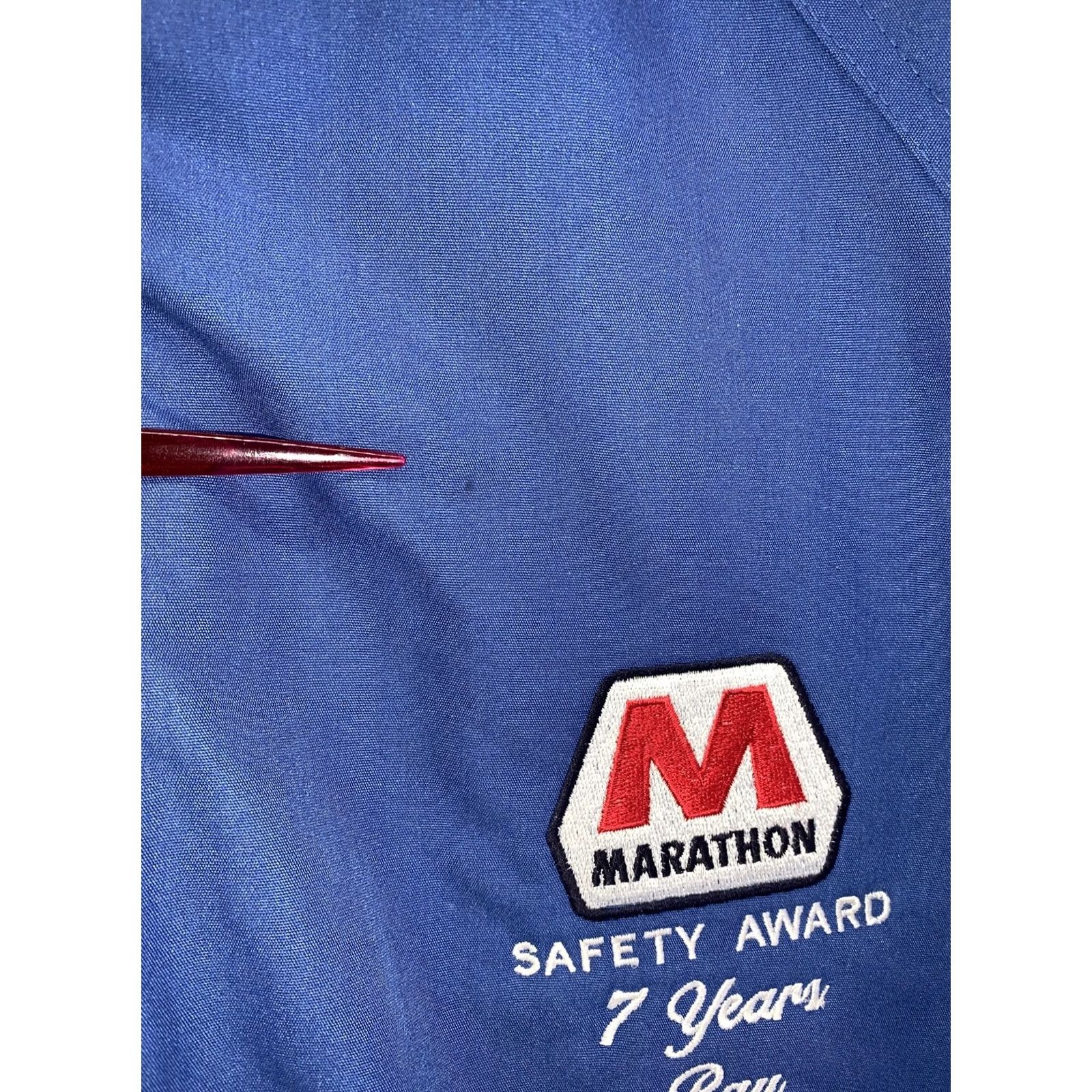 CO VINTAGE Sportsmaster Jacket 3XL Blue 90s Polar Fleece Marathon Gasoline Mens Size US XXL / EU 58 / 5 - 6 Thumbnail