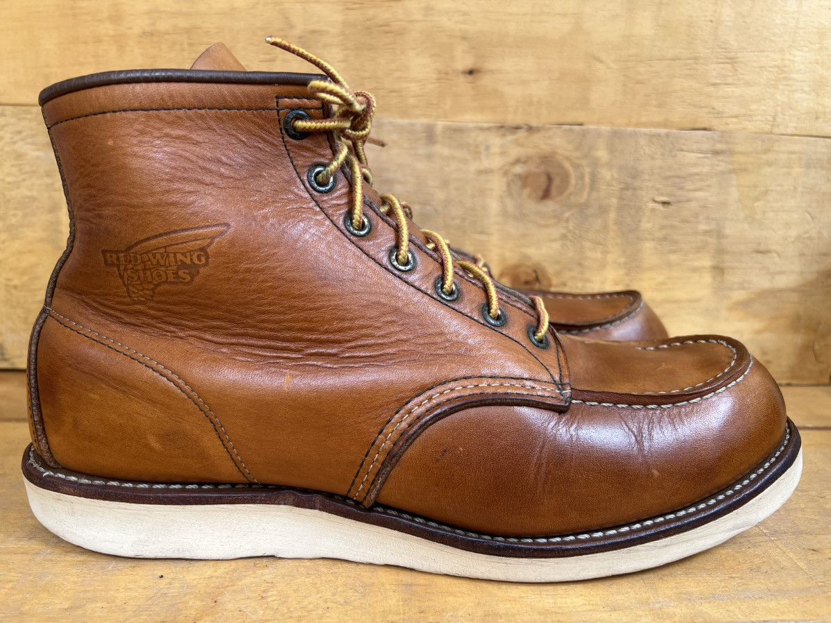 Red Wing Red Wing 6-Inch Classic Moc 875 Oro Legacy Leather Boot Size US 12 / EU 45 - 3 Thumbnail